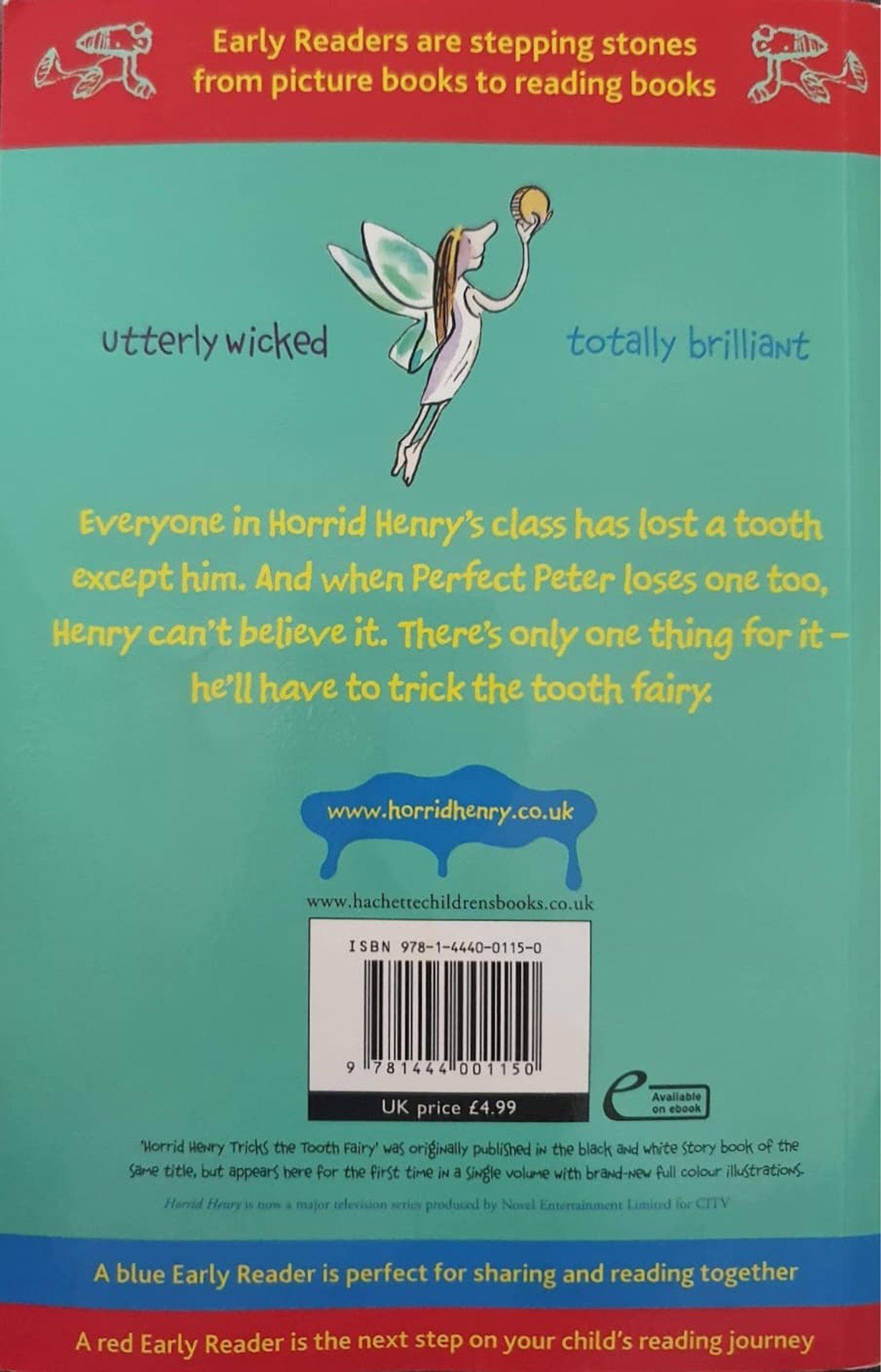 Horrid Henry - Tricks the Tooth Fairy Like New, 4-7 Years Horrid Henry (7447686021337)