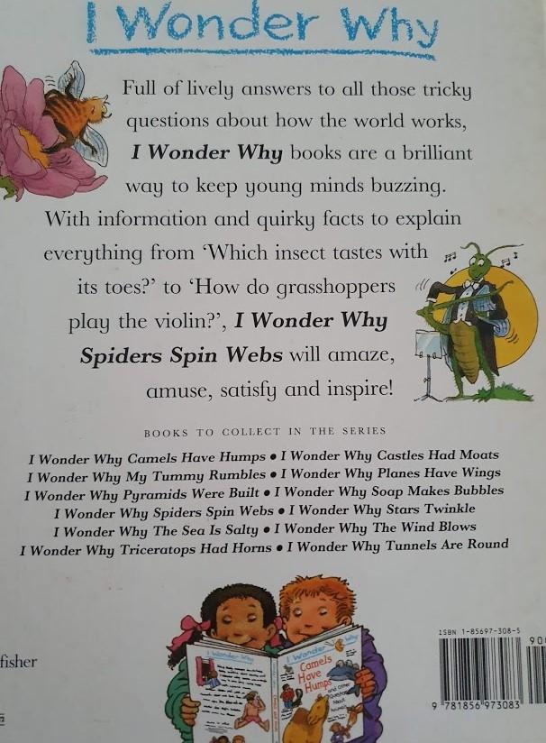 I Wonder Why Spiders Spin Webs and Other Questions About Creepy Crawlies Like New Recuddles.ch (6162368692409)