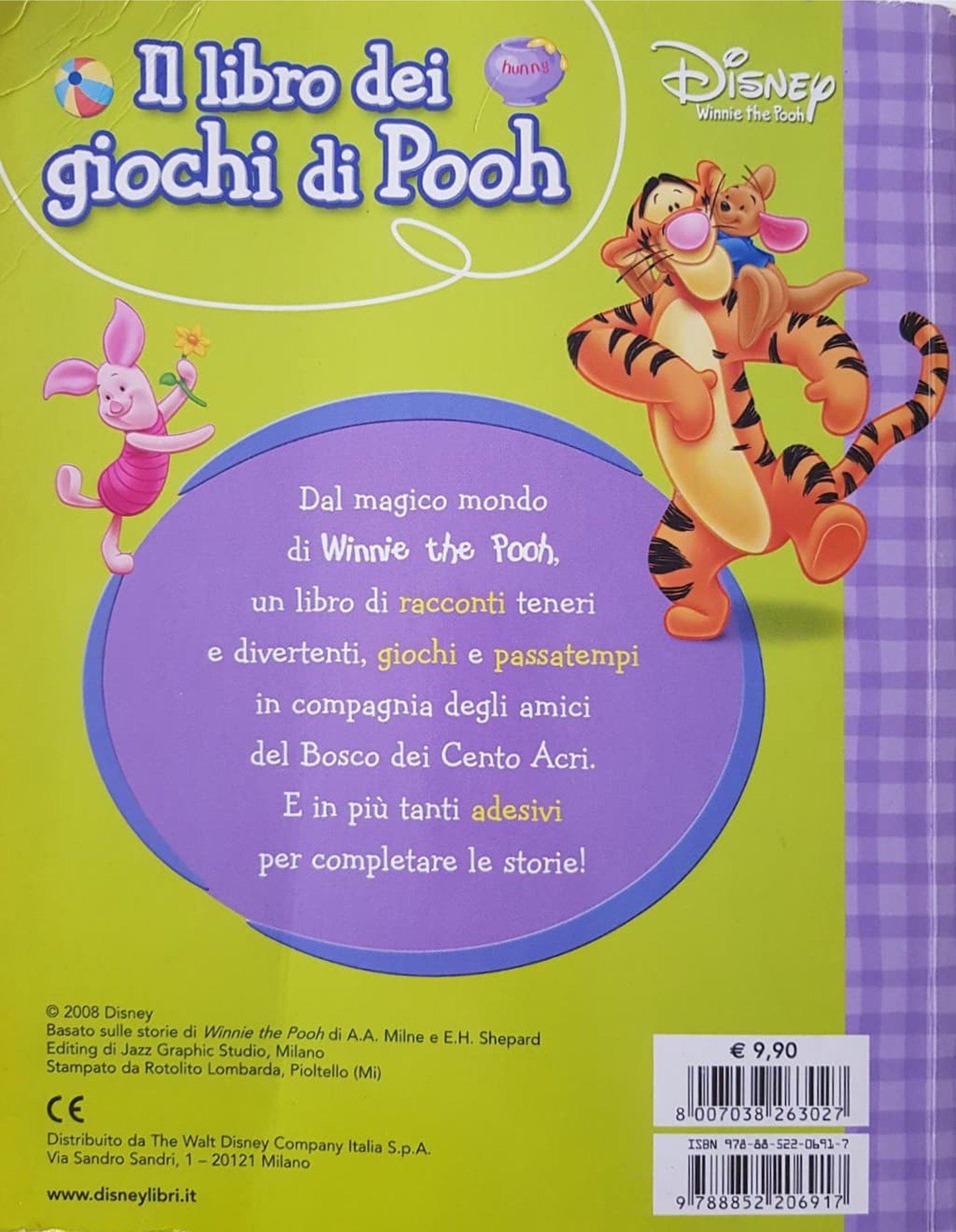 Il Libro dei giochi di Pooh Very Good, 4+ Yrs Olga (6582235398329)