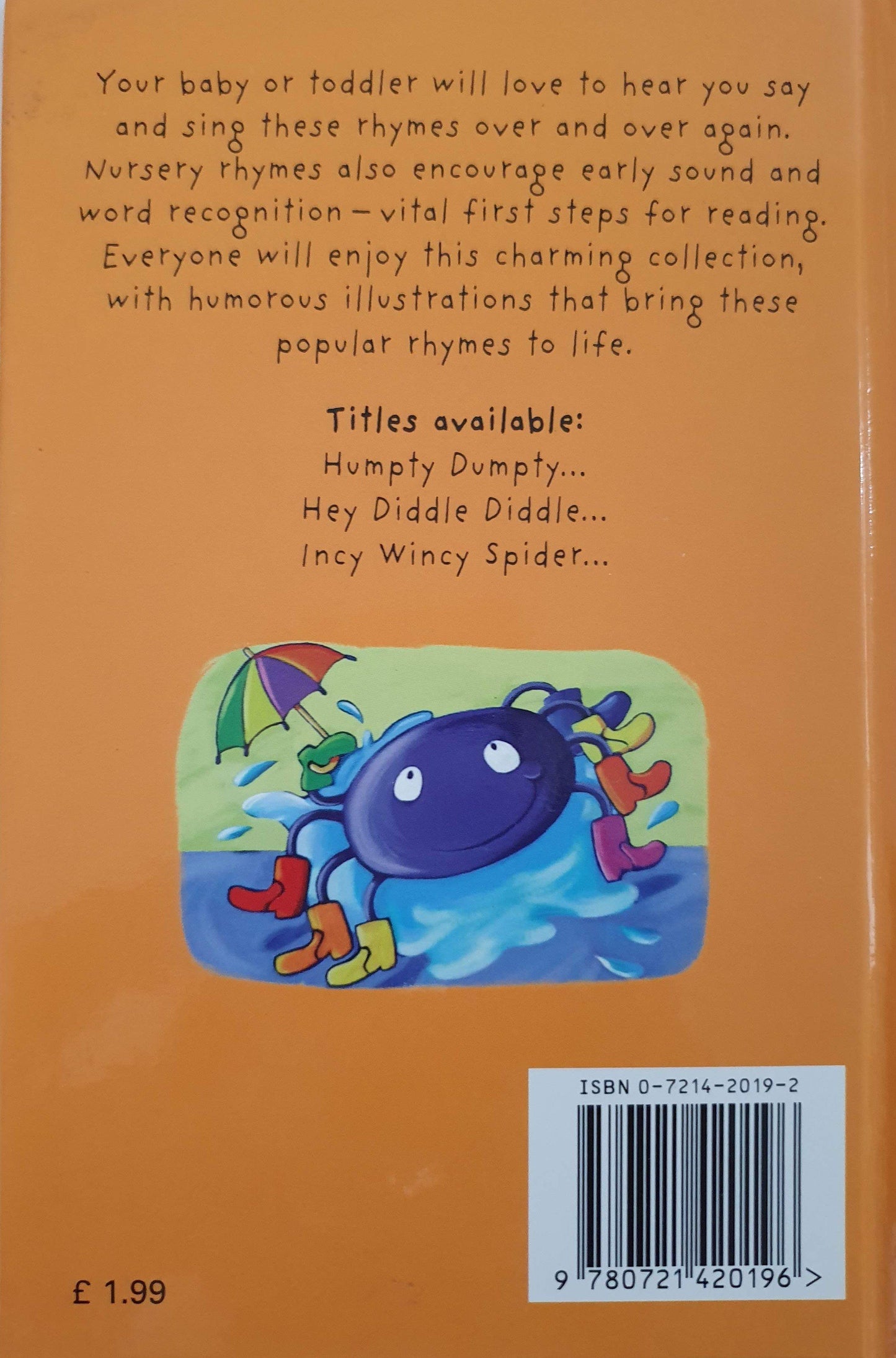 Incy Wincy Spider Like New Ladybird (6059217223865)