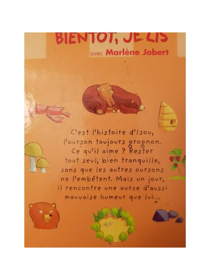 Isou, L'ourson grognon Like New Marlène Jobert (4620178849847)