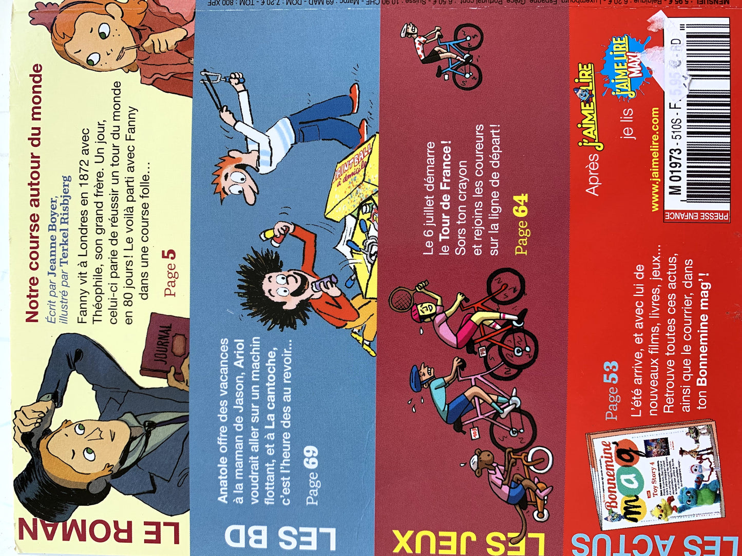 J'aime Lire Notre Course autour du monde Very Good,+6 years J'Aime Lire (6959922839737)