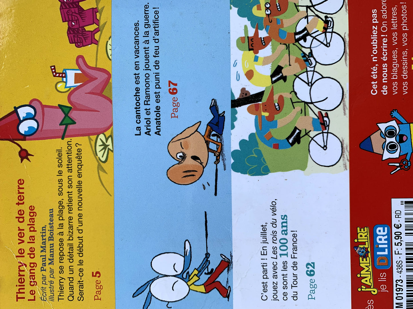 J'aime Lire Thierry le ver de terre Very Good,+6 years J'Aime Lire (6960118563001)