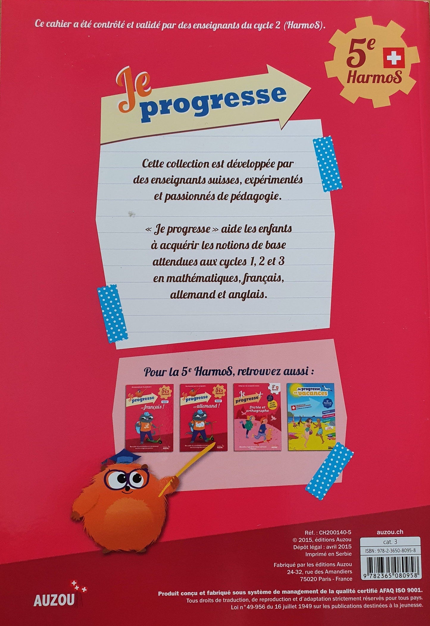 Je progresse en mathématiques ! Like New, 6+Yrs Je progress (6645579350201)