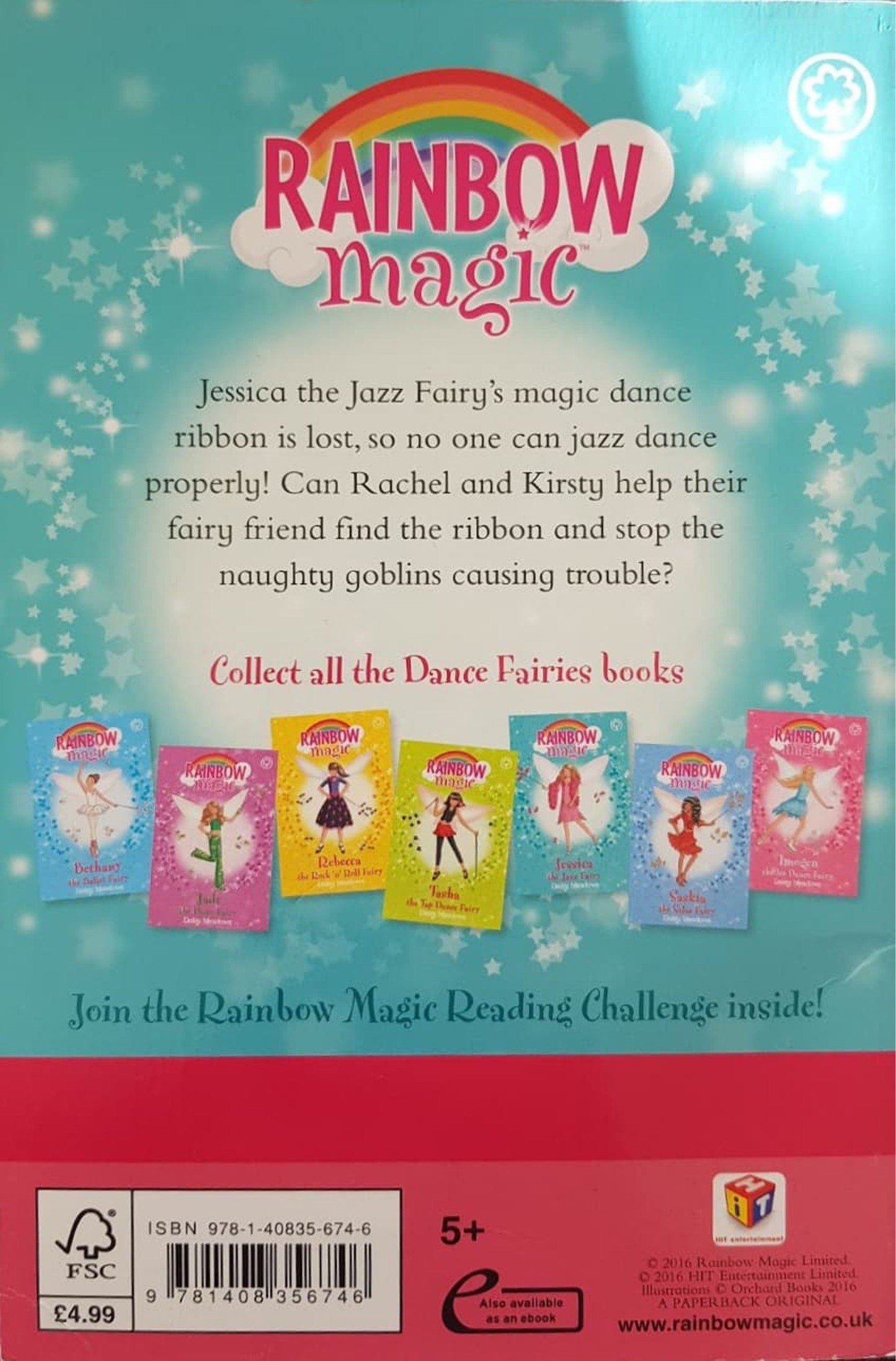 Jessica the Jazz Fairy Like New Rainbow Magic (6196048953529)
