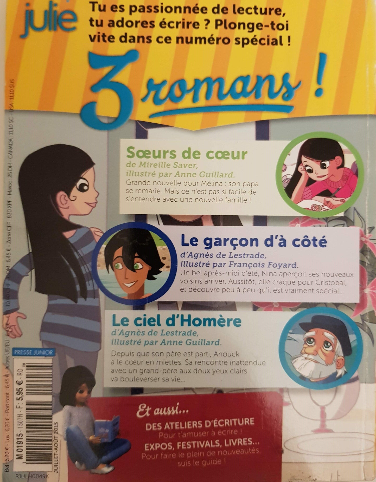 Julie 3 romans d'amitie Like New Julie (6049525432505)