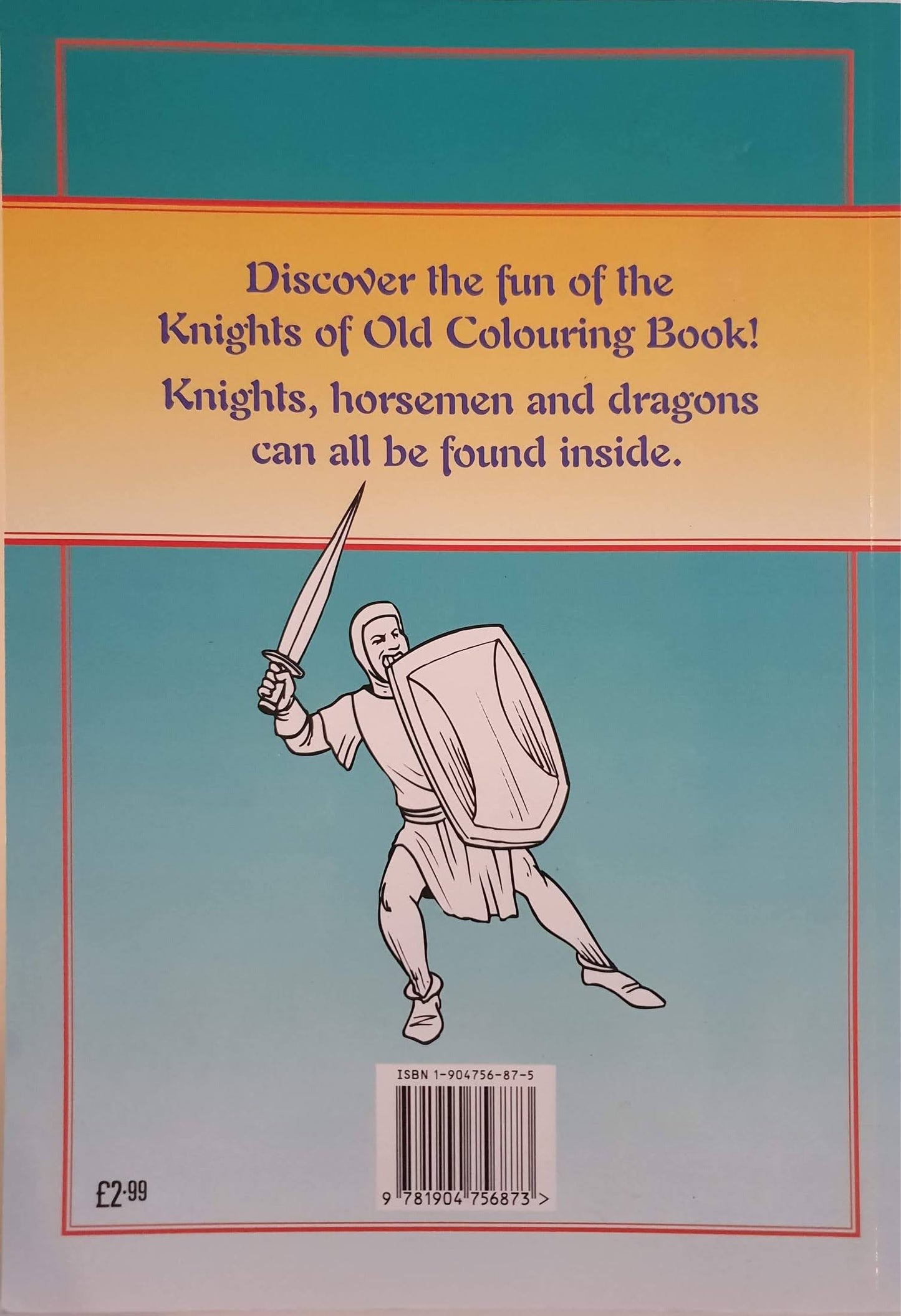 KNIGHTS OF OLD COLOURING BOOK Like New Recuddles.ch (6220823822521)