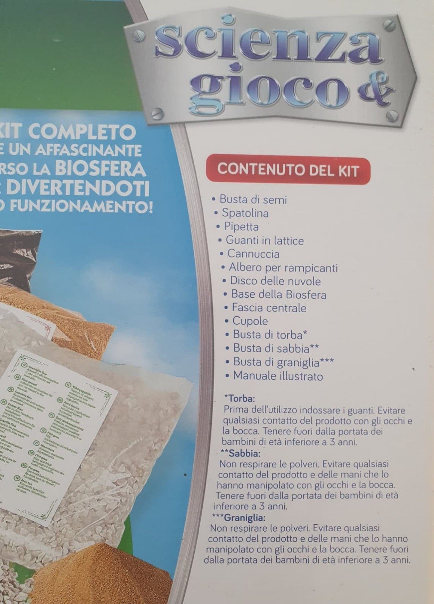 LA BIOSFERA SCIENZA e GIOCO New with Tags, 8+ Yrs Clementoni (6743070605497)