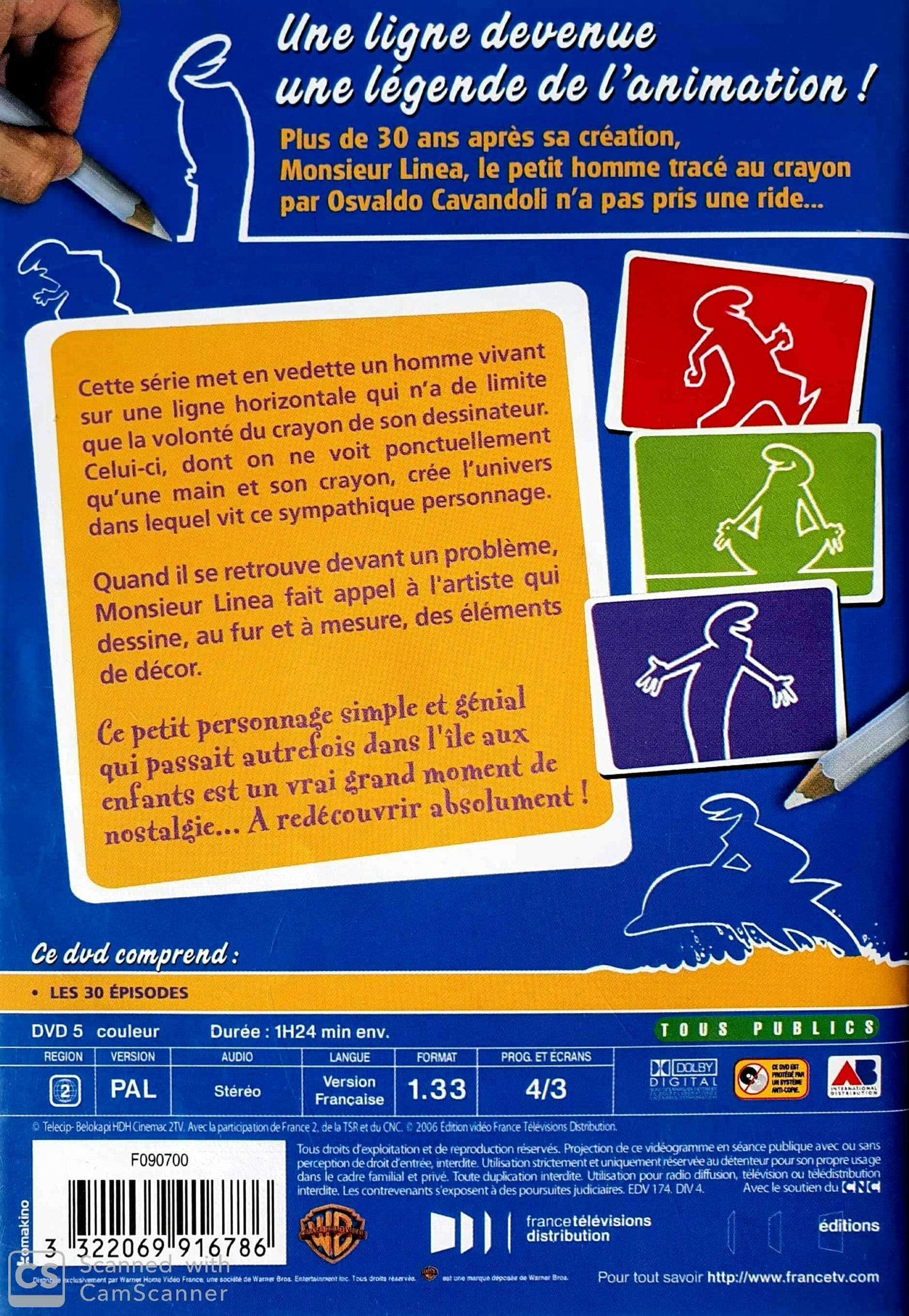 La Linea- Osvaldo Cavandoli EN, FR ReCuddles (4606741217335)