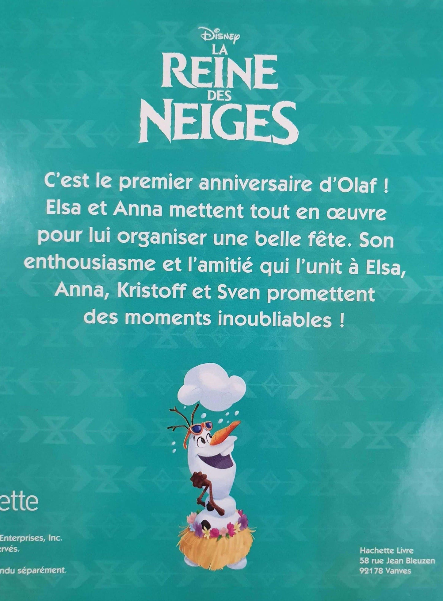 LA REINE DES NEIGES - L'anniversaire d'Olaf Like New Disney (6075334361273)