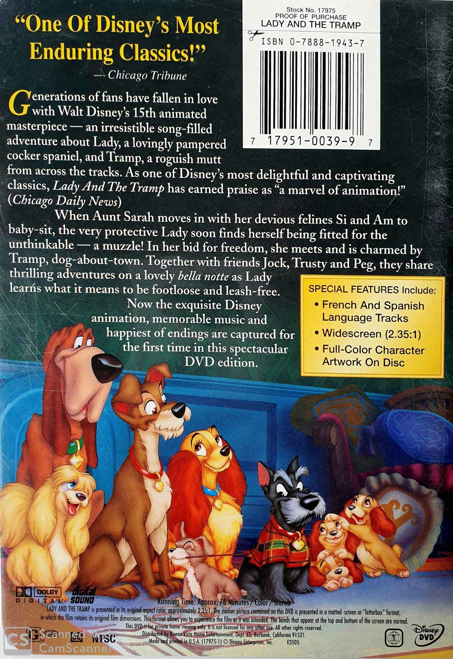 Lady and the Tramp EN, FR Disney (4606740332599)