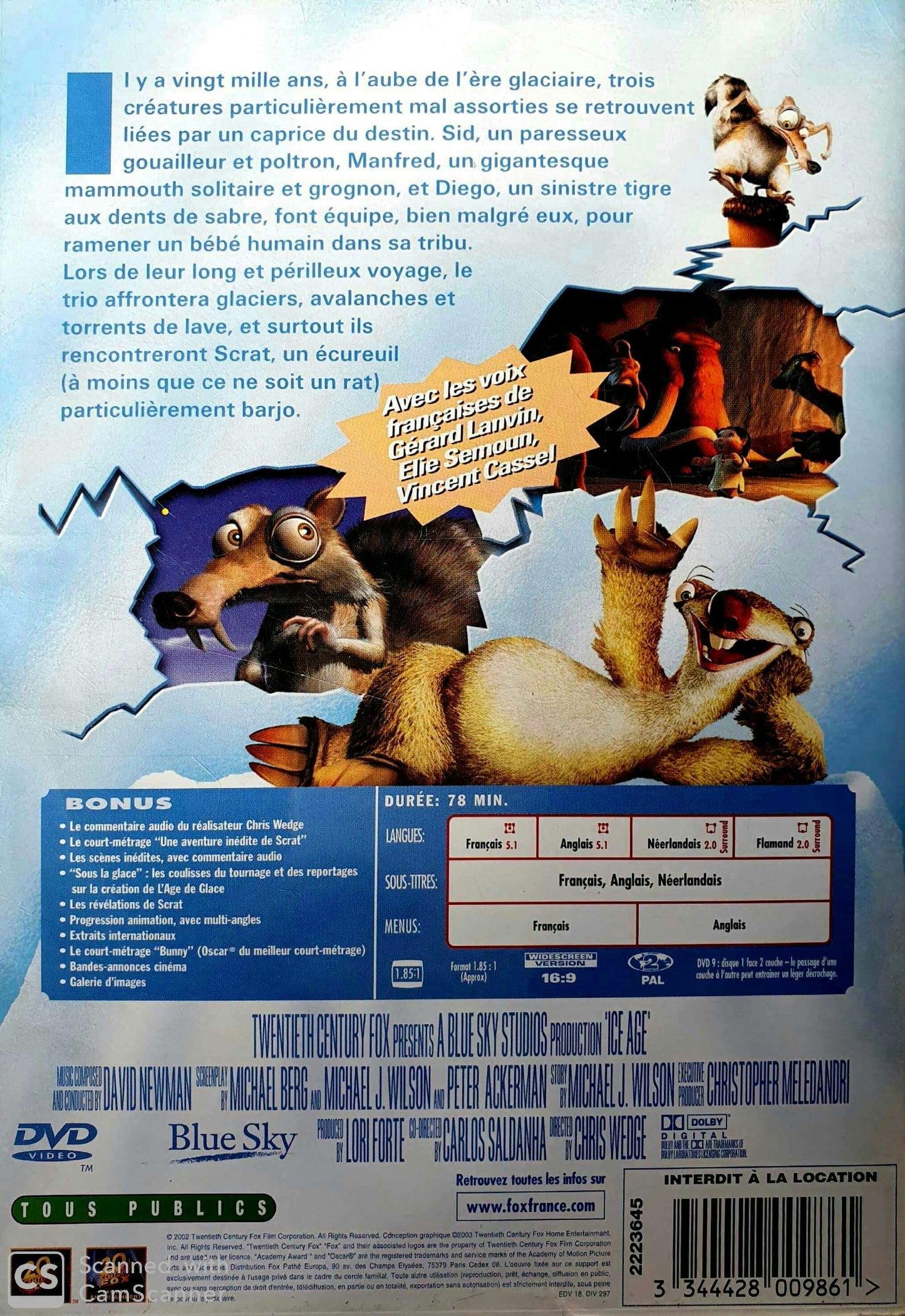 L'age de glace EN, FR ReCuddles (4606740824119)