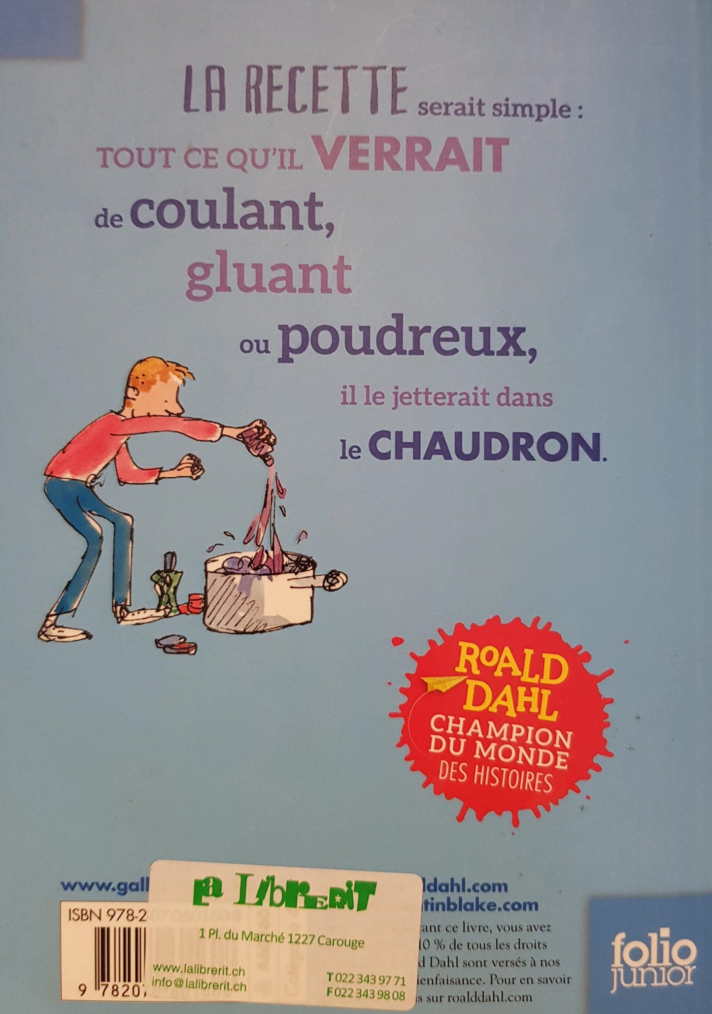 Le Potion Magique de Georges Bouillon Like New Roald Dahl (4625105190967)