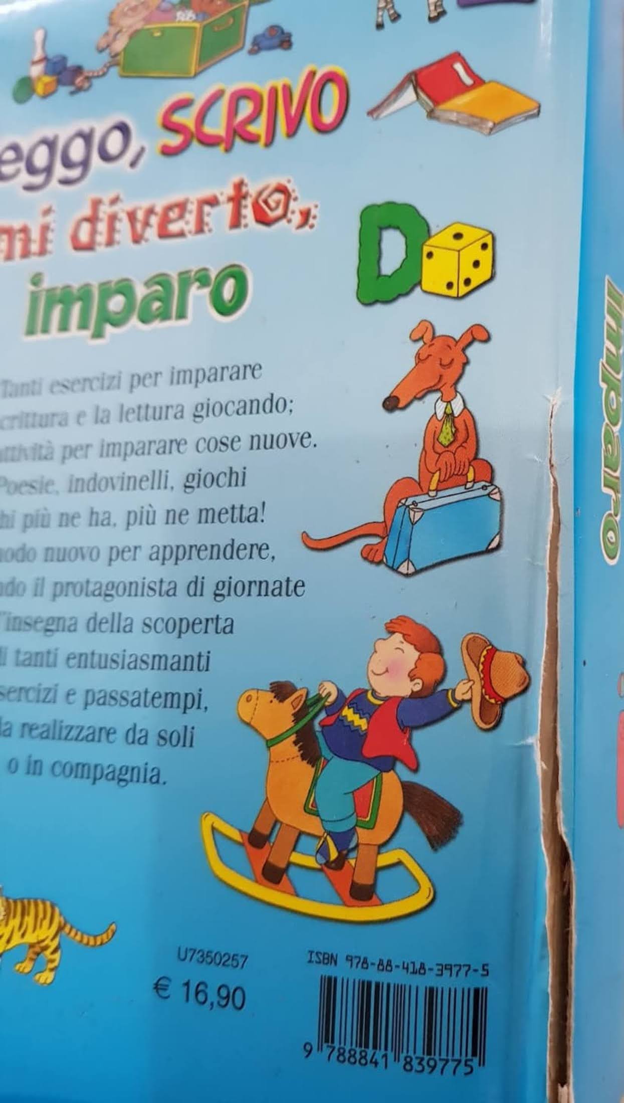 Leggo, Scrivo, mi diverto, imparo Very Good, 5+ Yrs Olga (6615518183609)