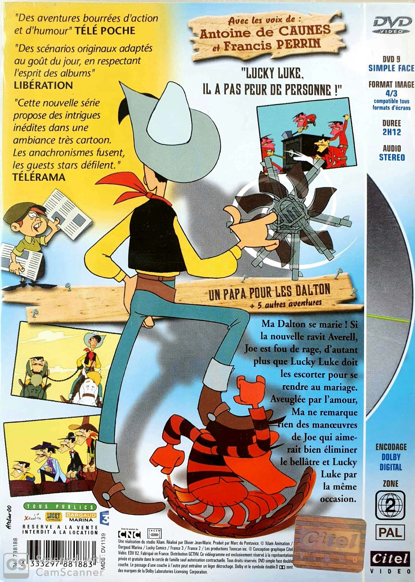 Les Nouvelles aventures de Lucky Luke : Le Commodore EN, FR ReCuddles (4606740561975)