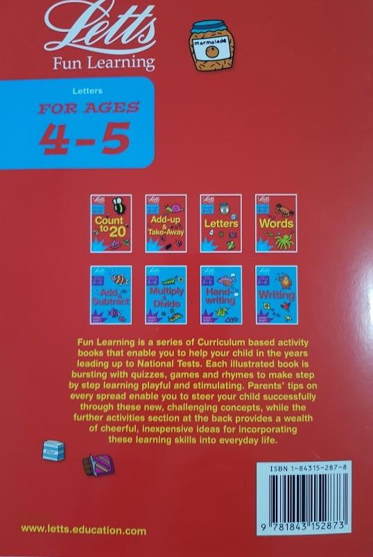 Letters Age 4-5 Like New, 3+Yrs Recuddles.ch (6618728202425)