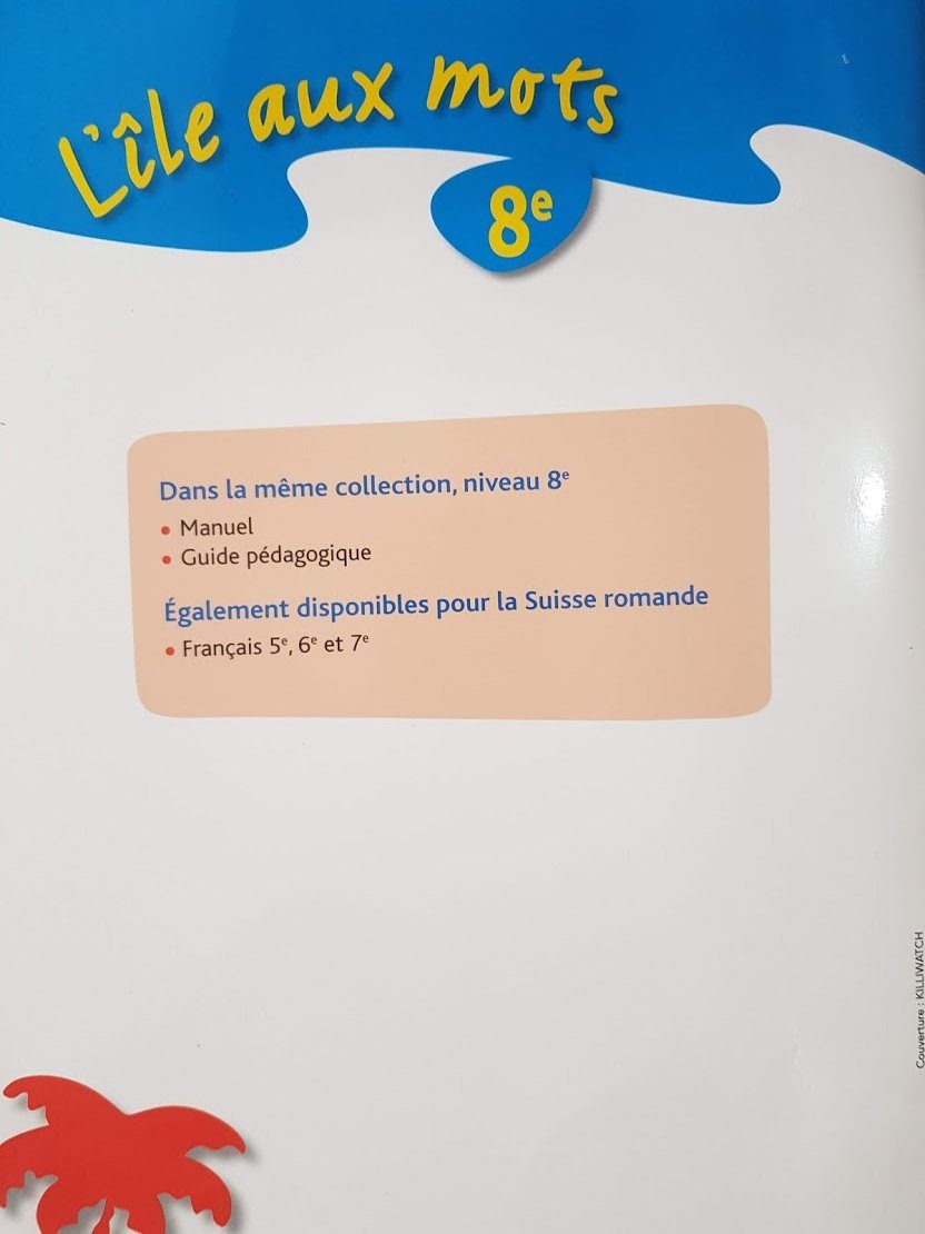 L’île aux mots,chaier 6ème HarmoS Like New Recuddles.ch (6250202103993)