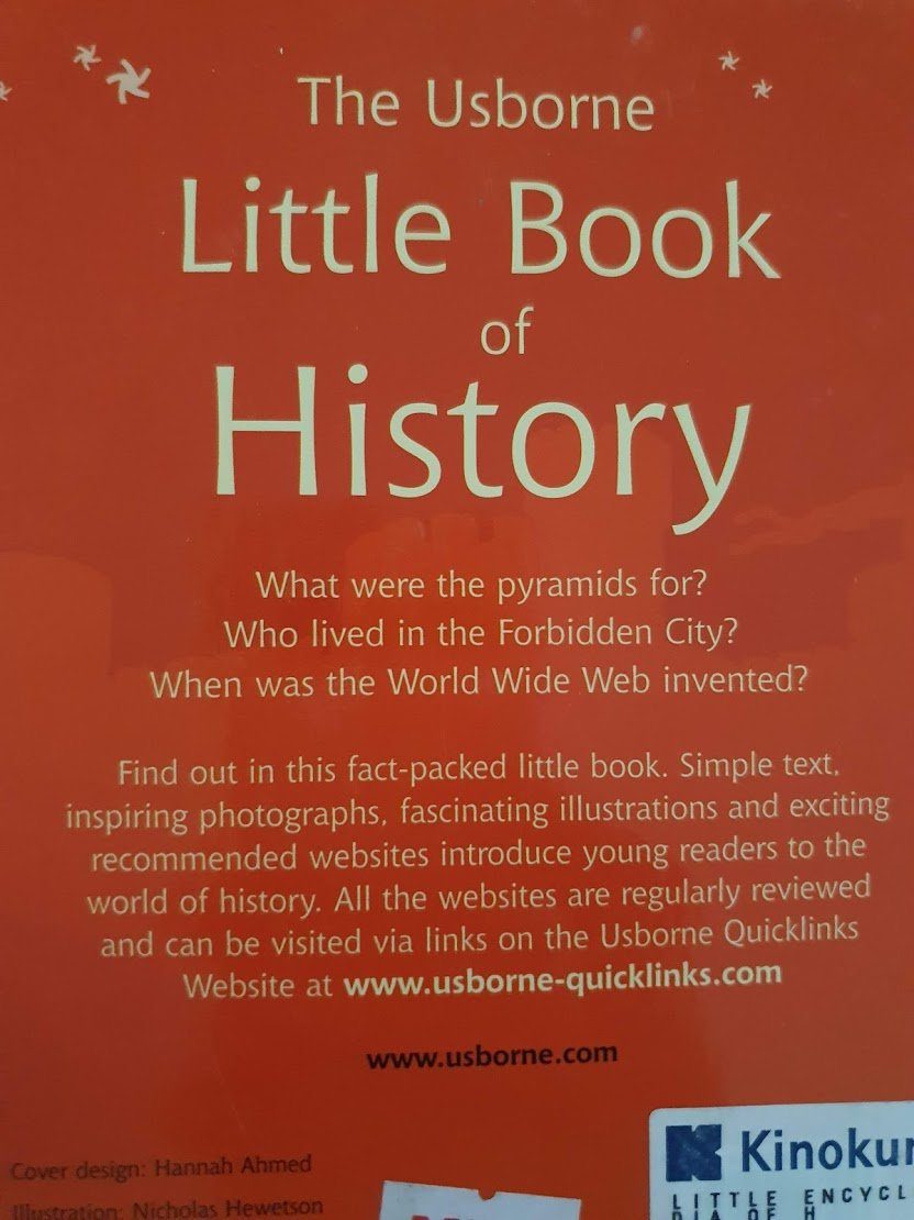 Little Encyclopedia of History Like New usborne (6162369020089)