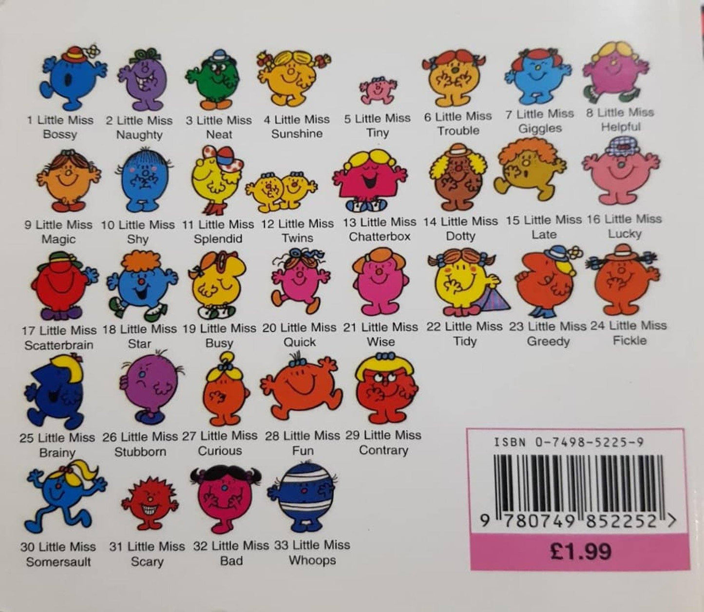 LITTLE MISS BOSSY Like New, 2-5 Yrs Mr Men/Little Miss (6706330992825)