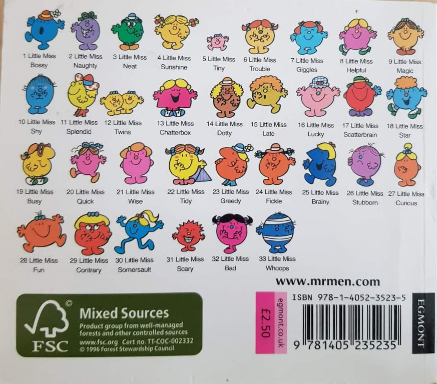LITTLE MISS WISE Like New Mr Men/Little Miss (6203873525945)
