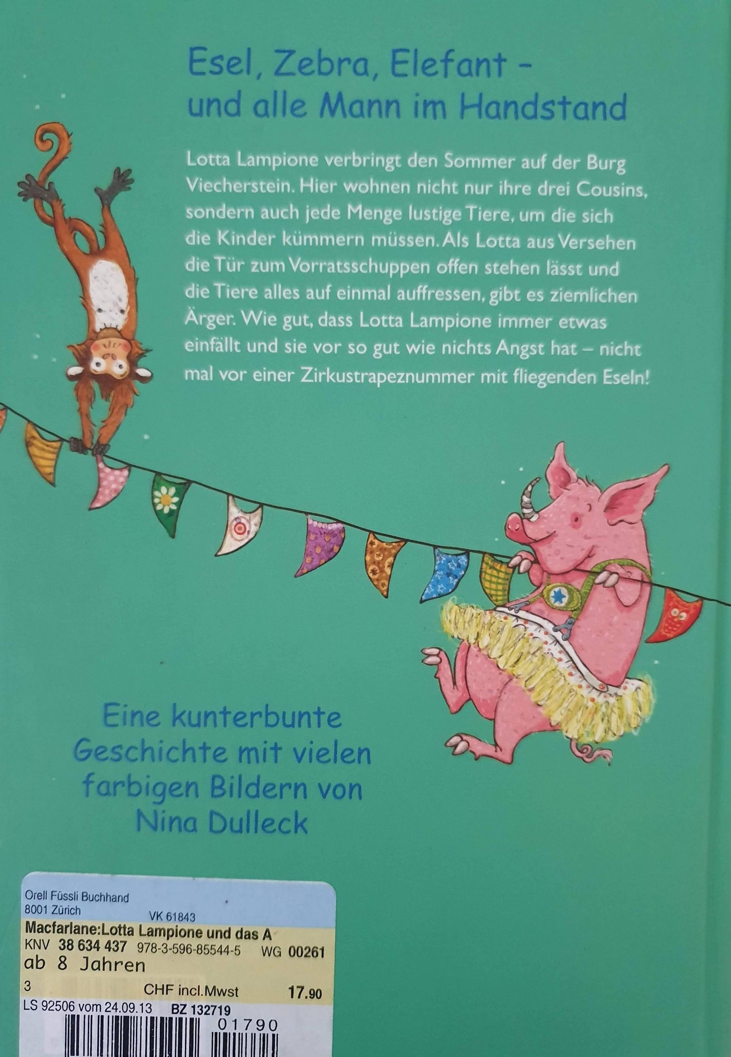 Lotta lampione und das Affen-Giraffen-Esel Abenteuer Like New Not Applicable (4607836979255)