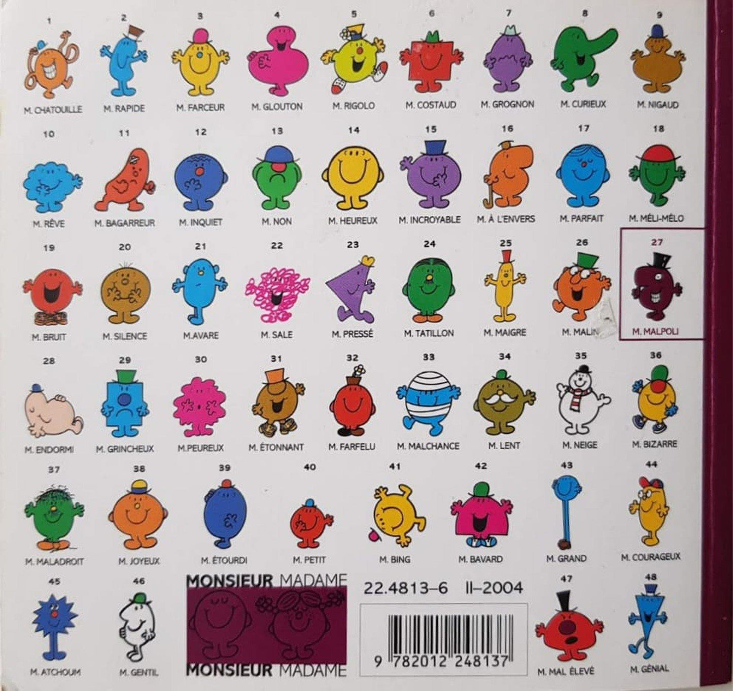 M. MALPOLI Like New, 4+ Yrs Mr Men/Little Miss (6591939772601)