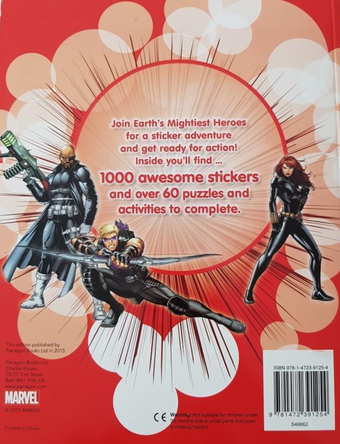 Marvel Avengers Assemble 1000 Stickers Like New Recuddles.ch (6265037881529)