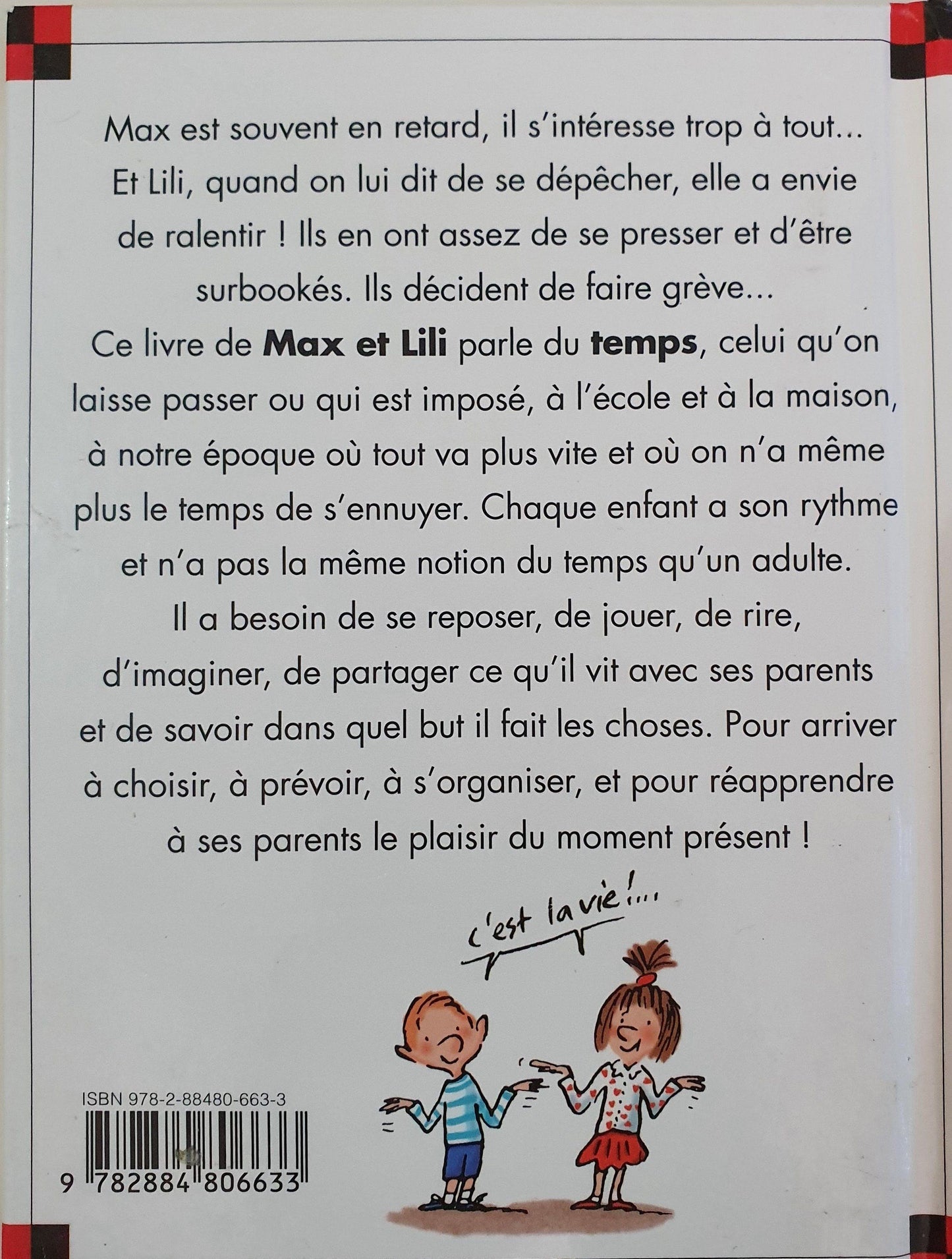 Max et Lili en ont marre de se dépêcher Like New Max et Lili (4624027418679)