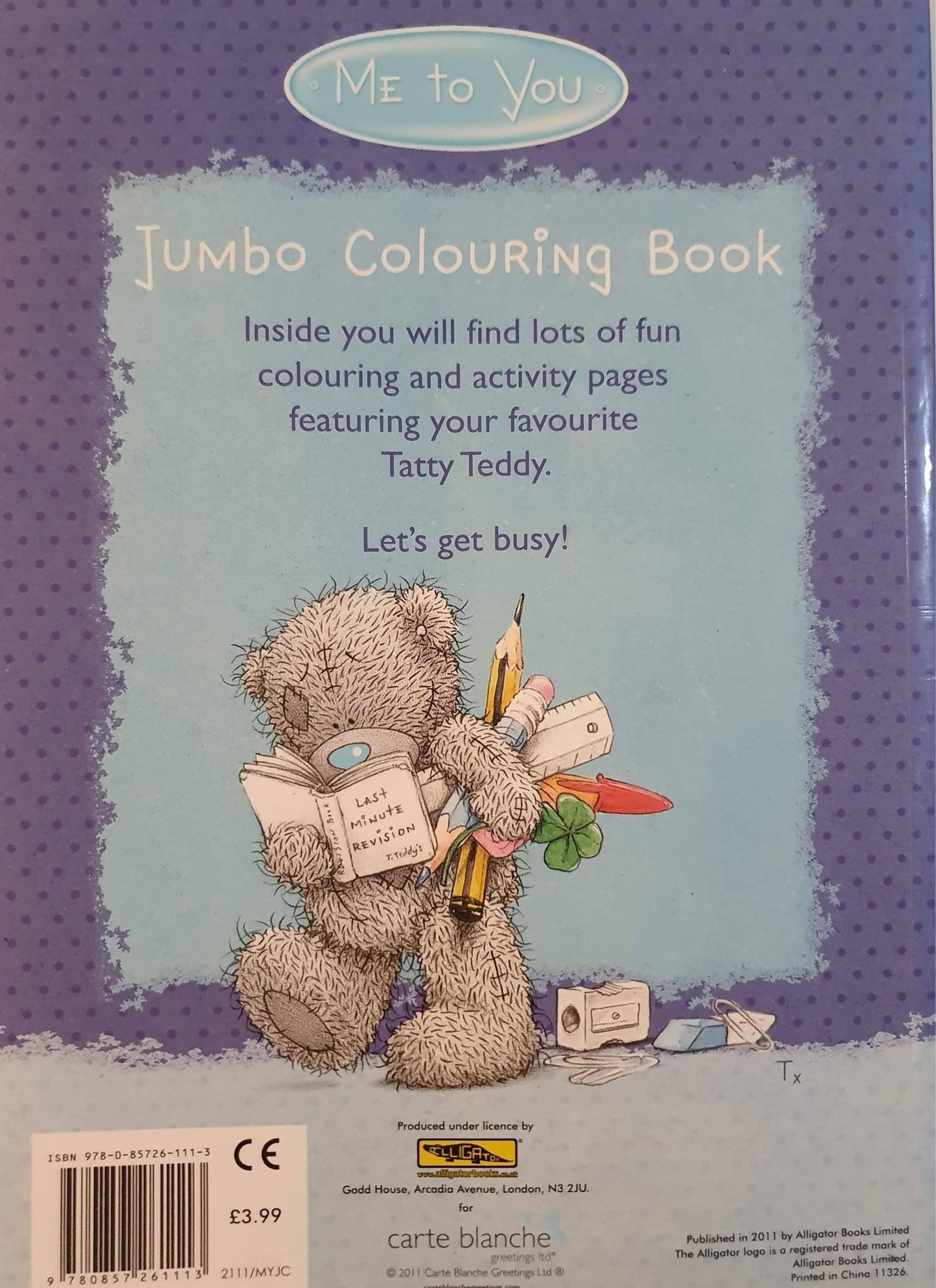 Me to You : Jumbo Colouring Book Like New Recuddles.ch (6220823789753)