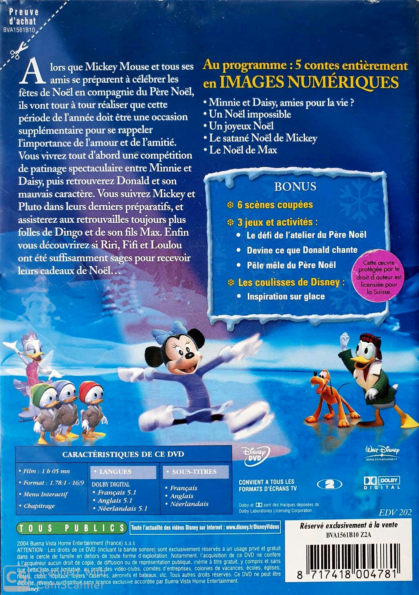 Mickey: Il Était deux fois noel EN, FR Disney (4606741184567)