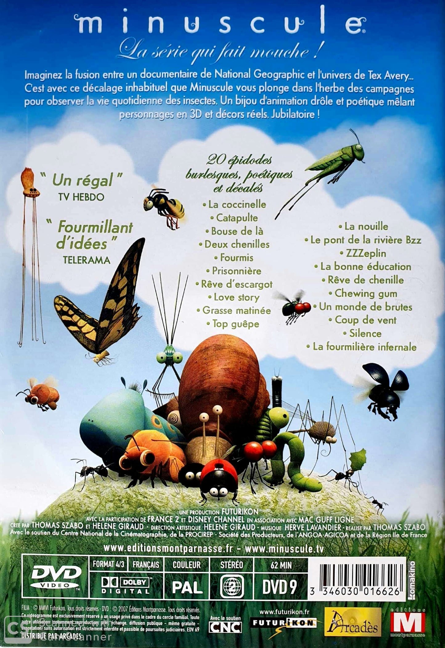 Minuscule DVD1 EN, FR ReCuddles (4606741315639)