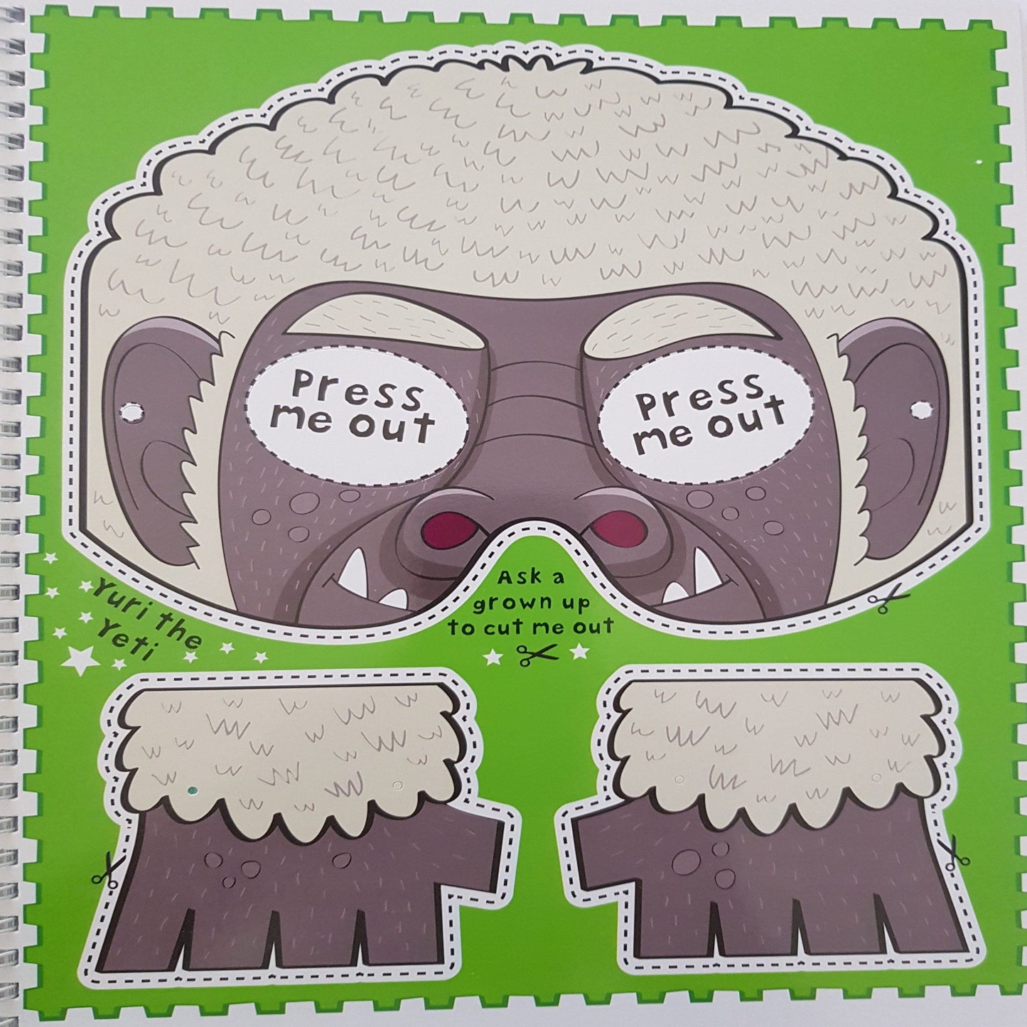 Monster-make-a-mask Like New Not Applicable (4595542294583)