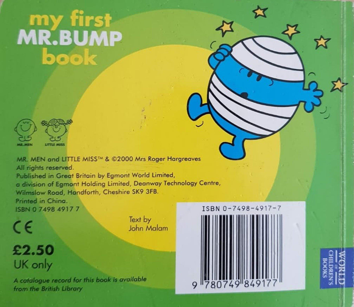 MR. BUMP Very Good Mr Men/Little Miss (6203874083001)