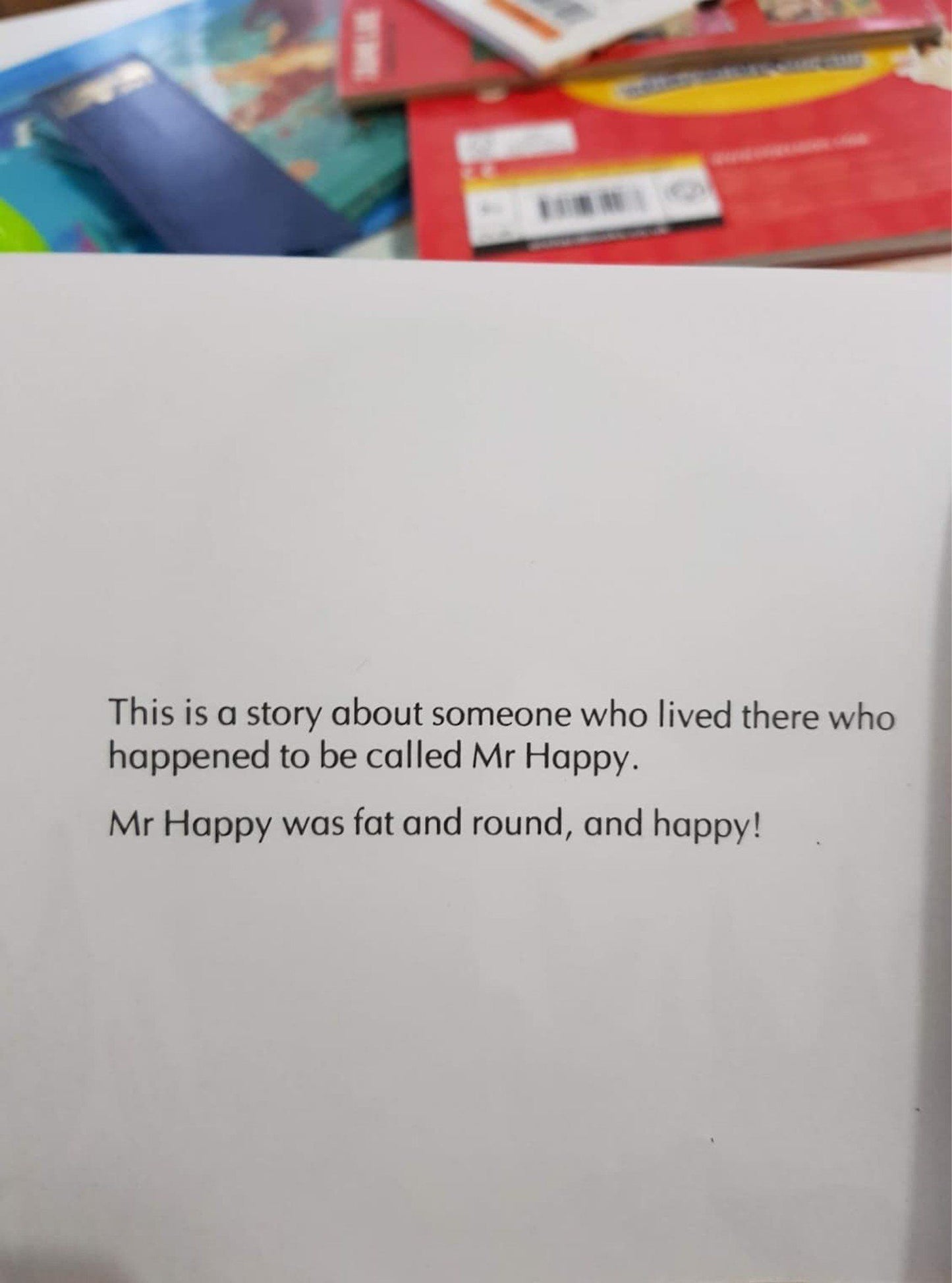 MR. HAPPY Very Good, 3-7 Yrs Mr Men/Little Miss (6706331058361)