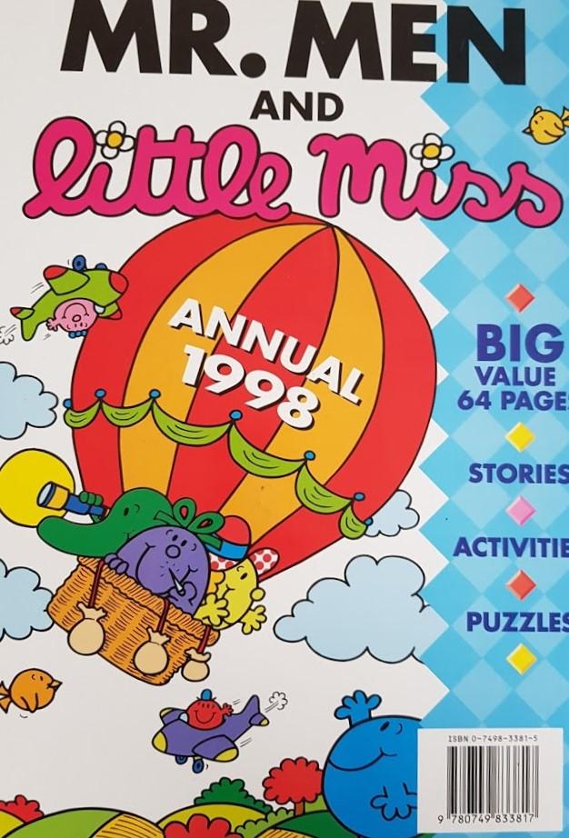 Mr. Men and Little Miss Annual 1998 Like New, 12+Yrs Recuddles.ch (6639374434489)