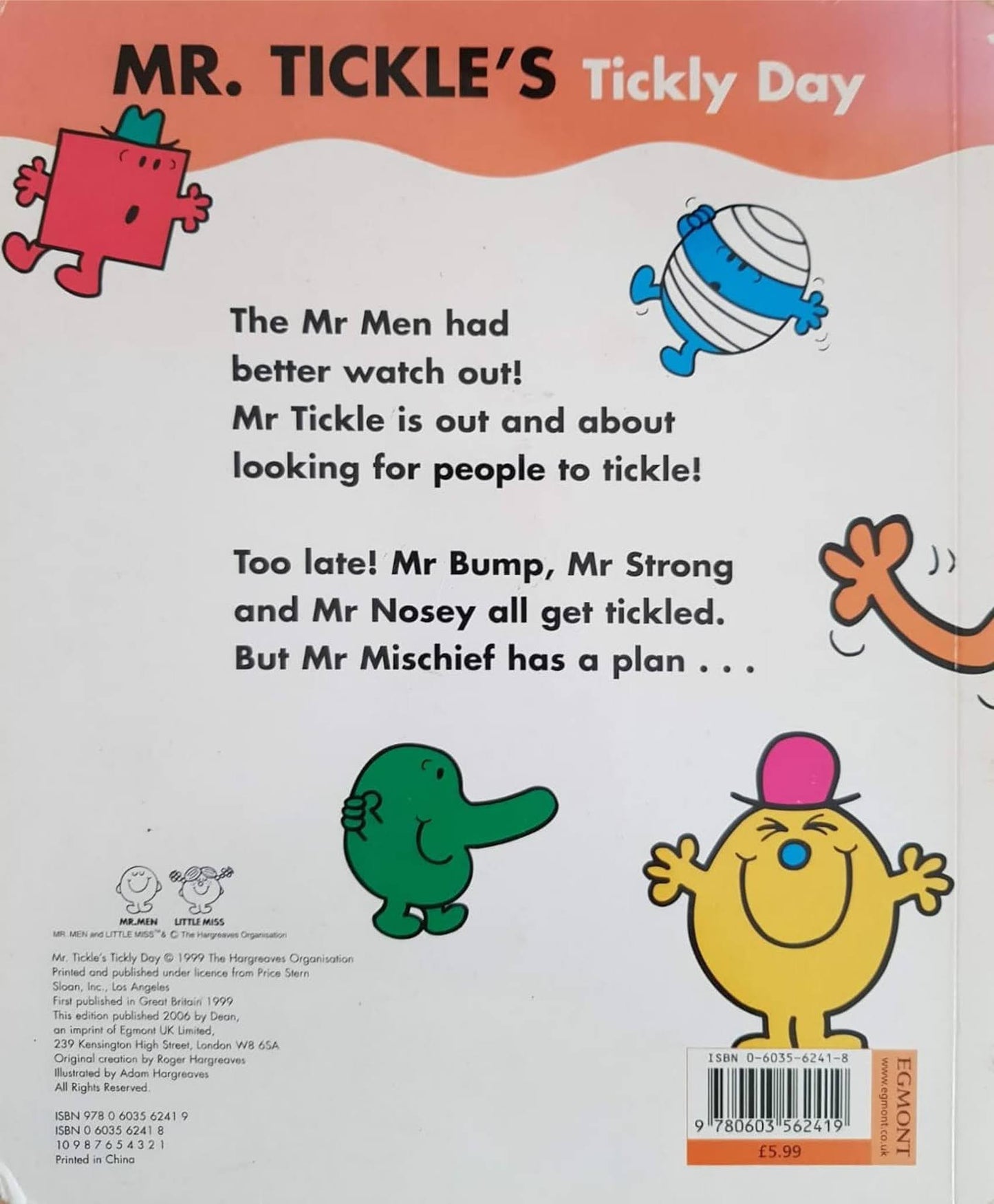 MR. TICKLE'S Tickly Day Very Good Mr Men/Little Miss (6203873231033)