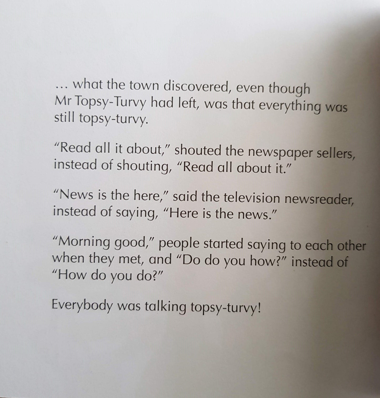 Mr. Topsy-Turvy Like New Mr Men/Little Miss (4615786233911)