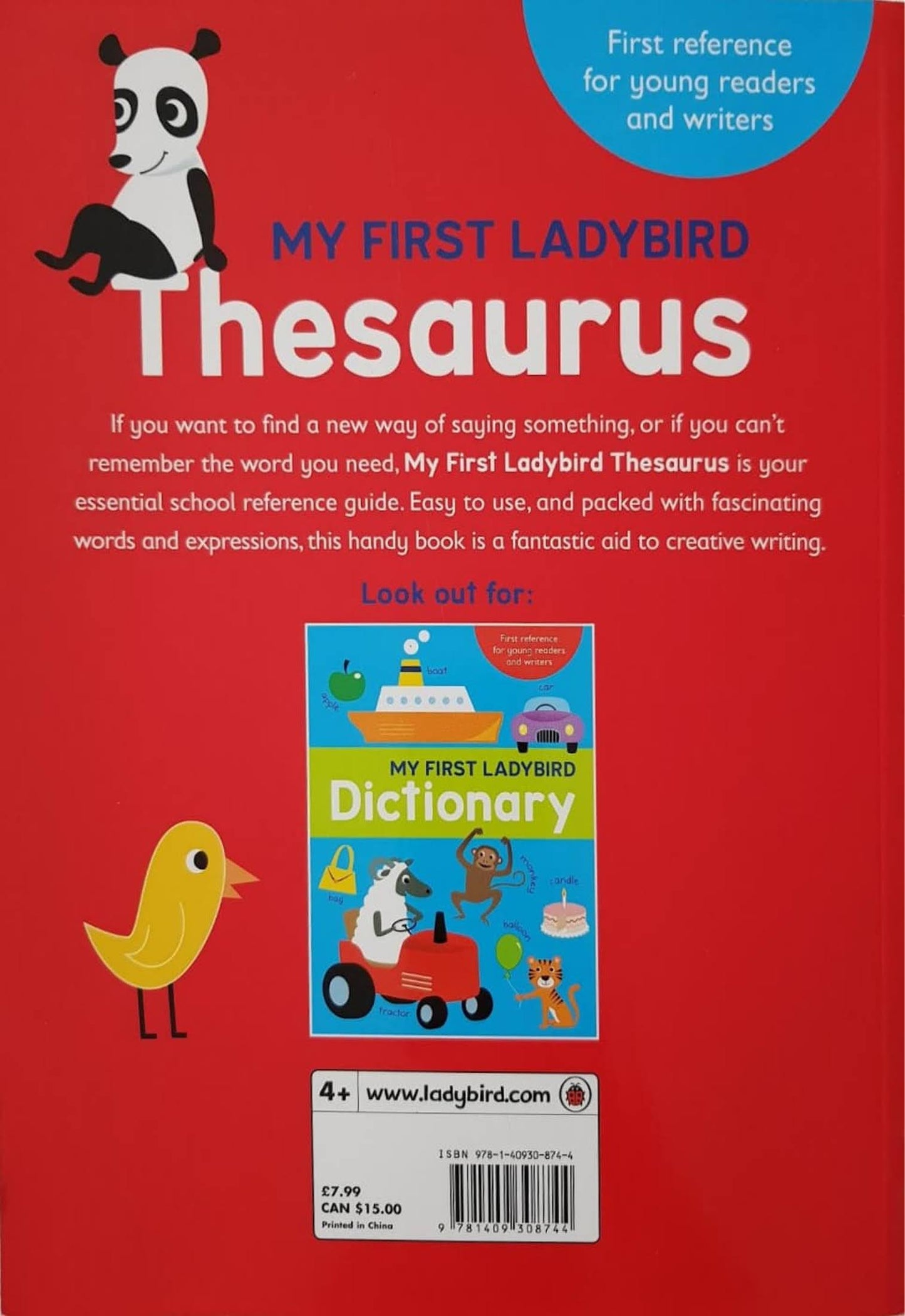 My First Ladybird Thesaurus Like New Recuddles.ch (6261481177273)