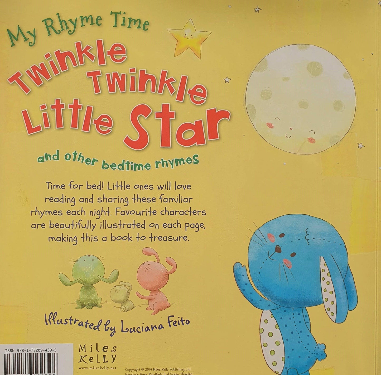My Rhyme Time twinkle twinkle little start and other bedtime rhymes Very Good, 3+ Age Recuddles.ch (6332491858105)