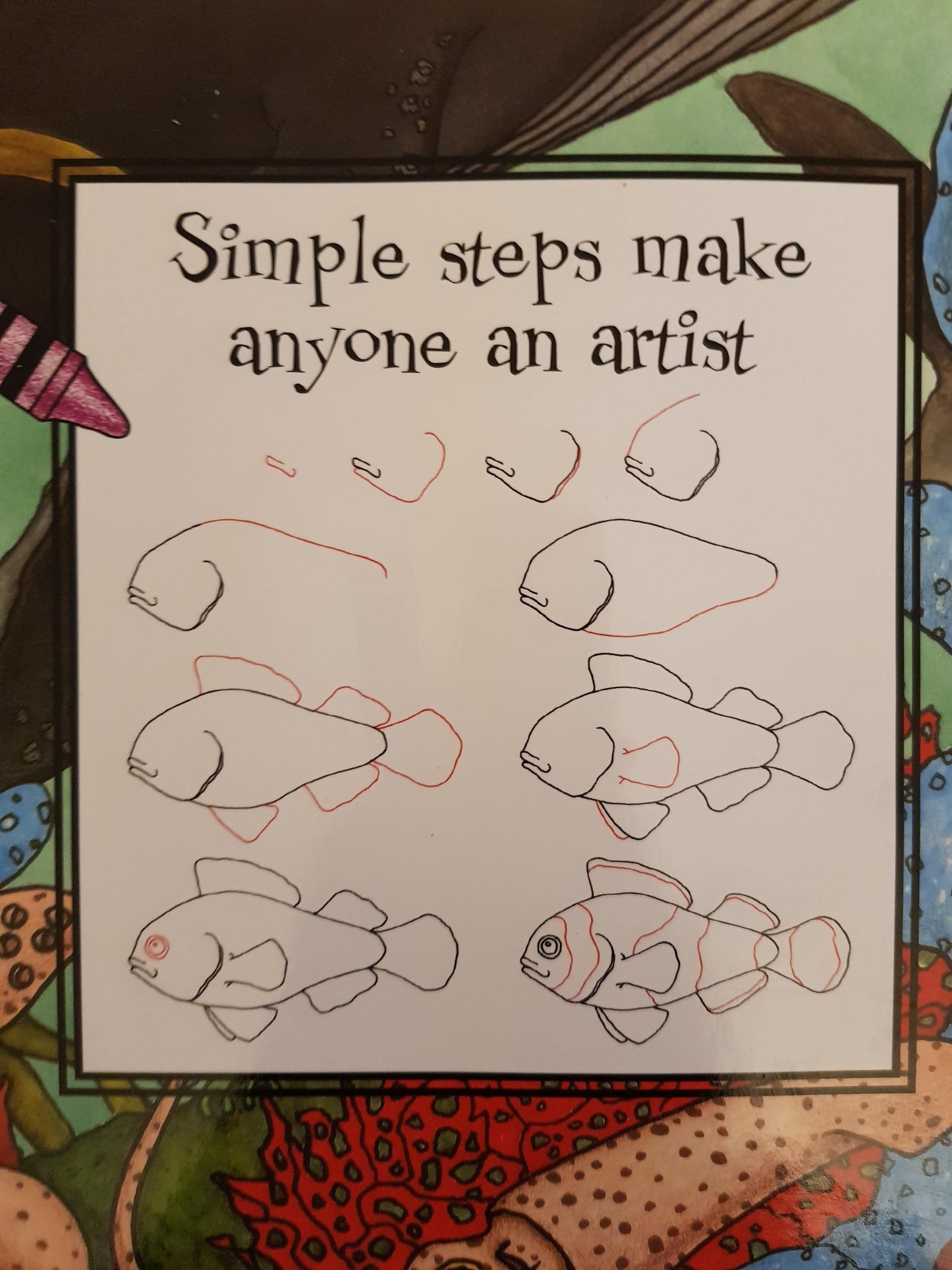 Ocean Drawing Book Like New NA (4621818331191)