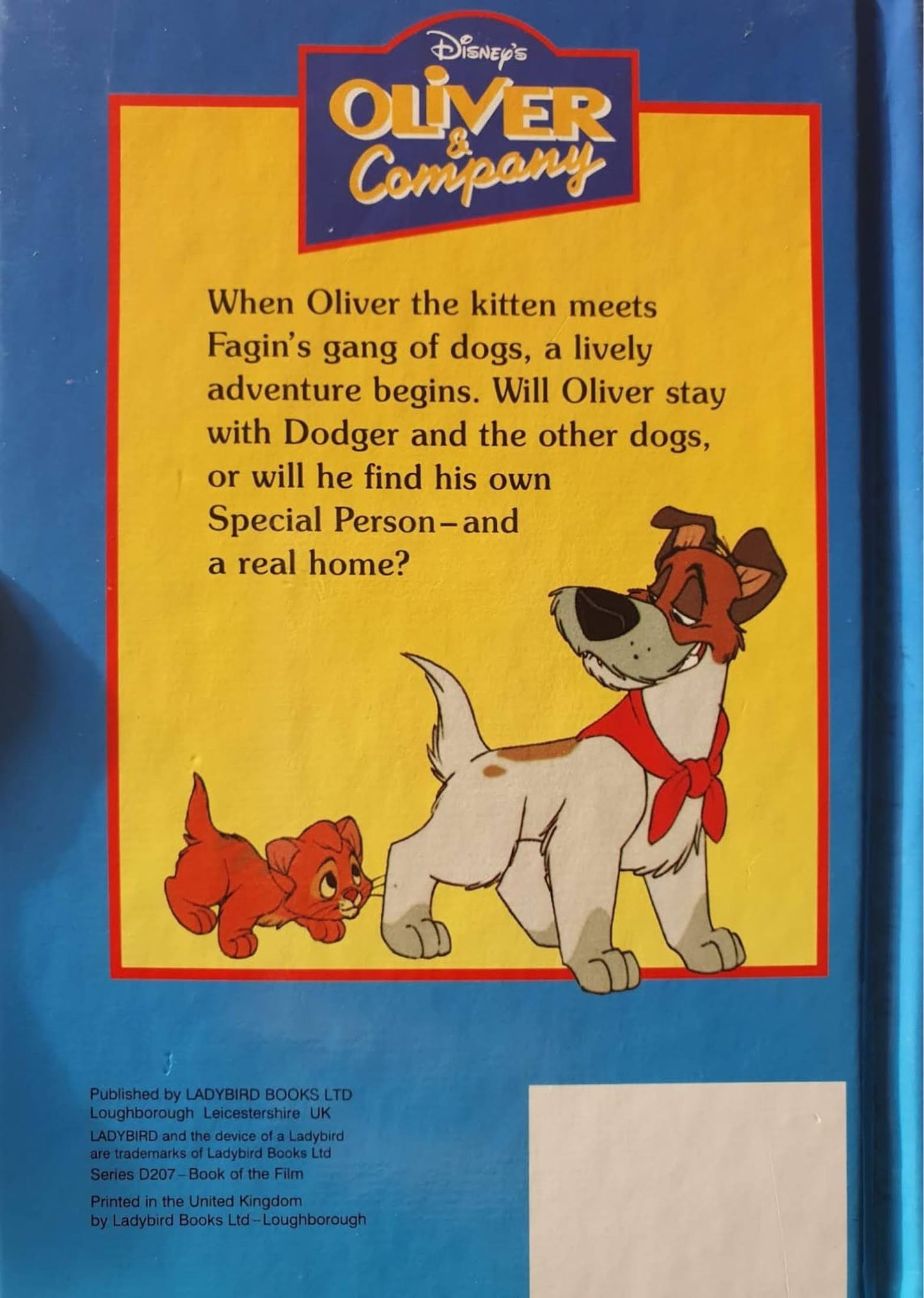 OLIVER & COMPANY Like New, 3+ yrs Disney (6333753852089)