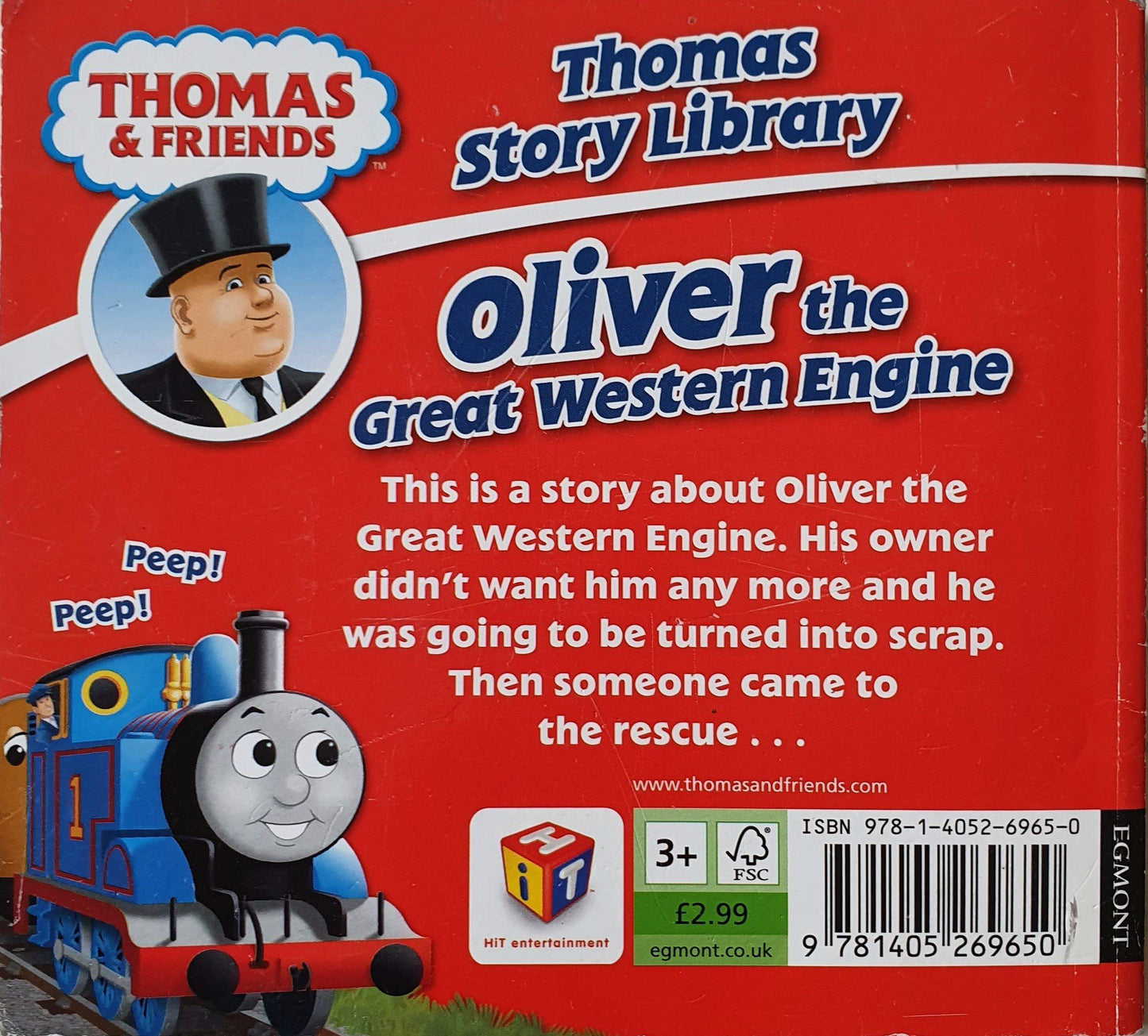 Oliver the Great Western Engine Very Good, 3-5 Yrs Thomas & Friends (6637199163577)