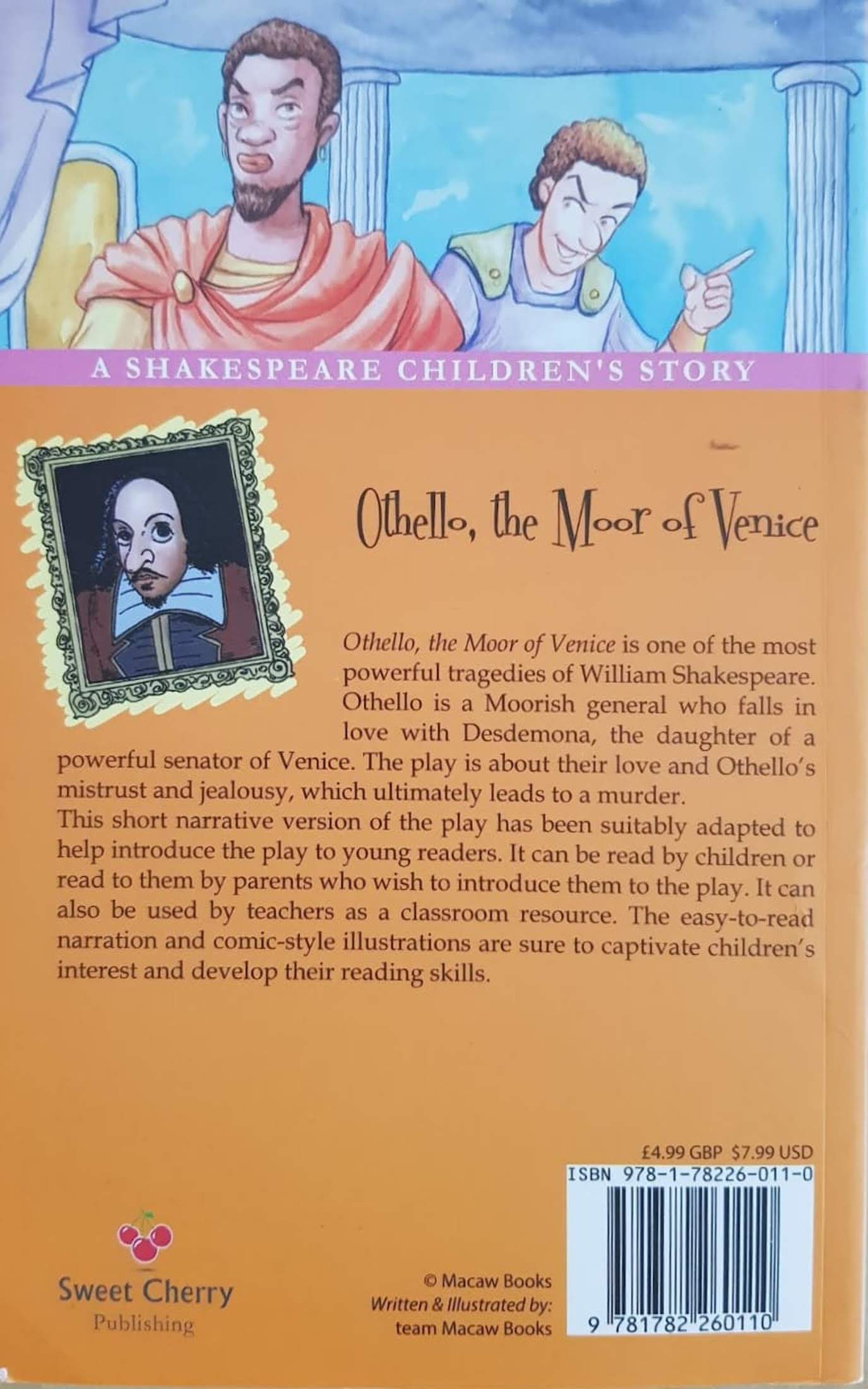 Othello, the Moor of Venice Very Good William Shakepeare (6203873034425)