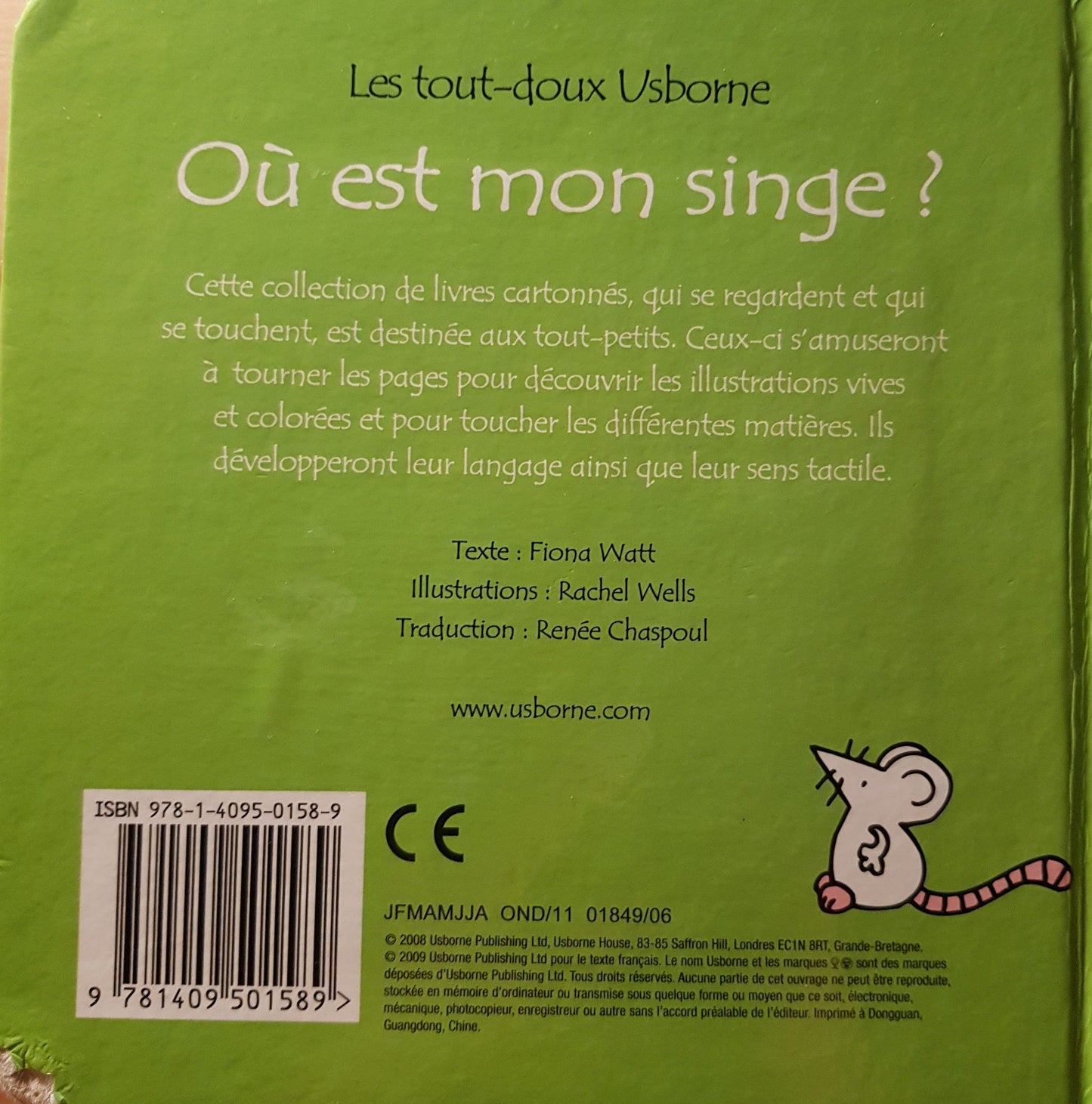 Où est mon Singe? Well Read Usborne (4619178213431)