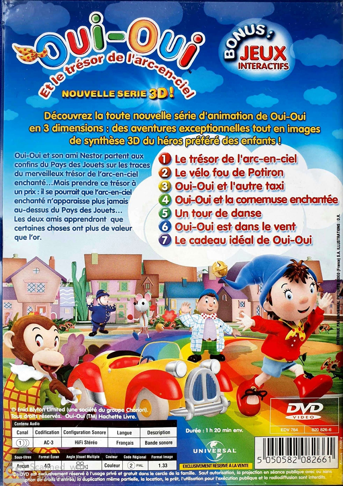 Oui-Oui: Et le tresor de l'arc-en-ciel EN, FR ReCuddles (4606741086263)