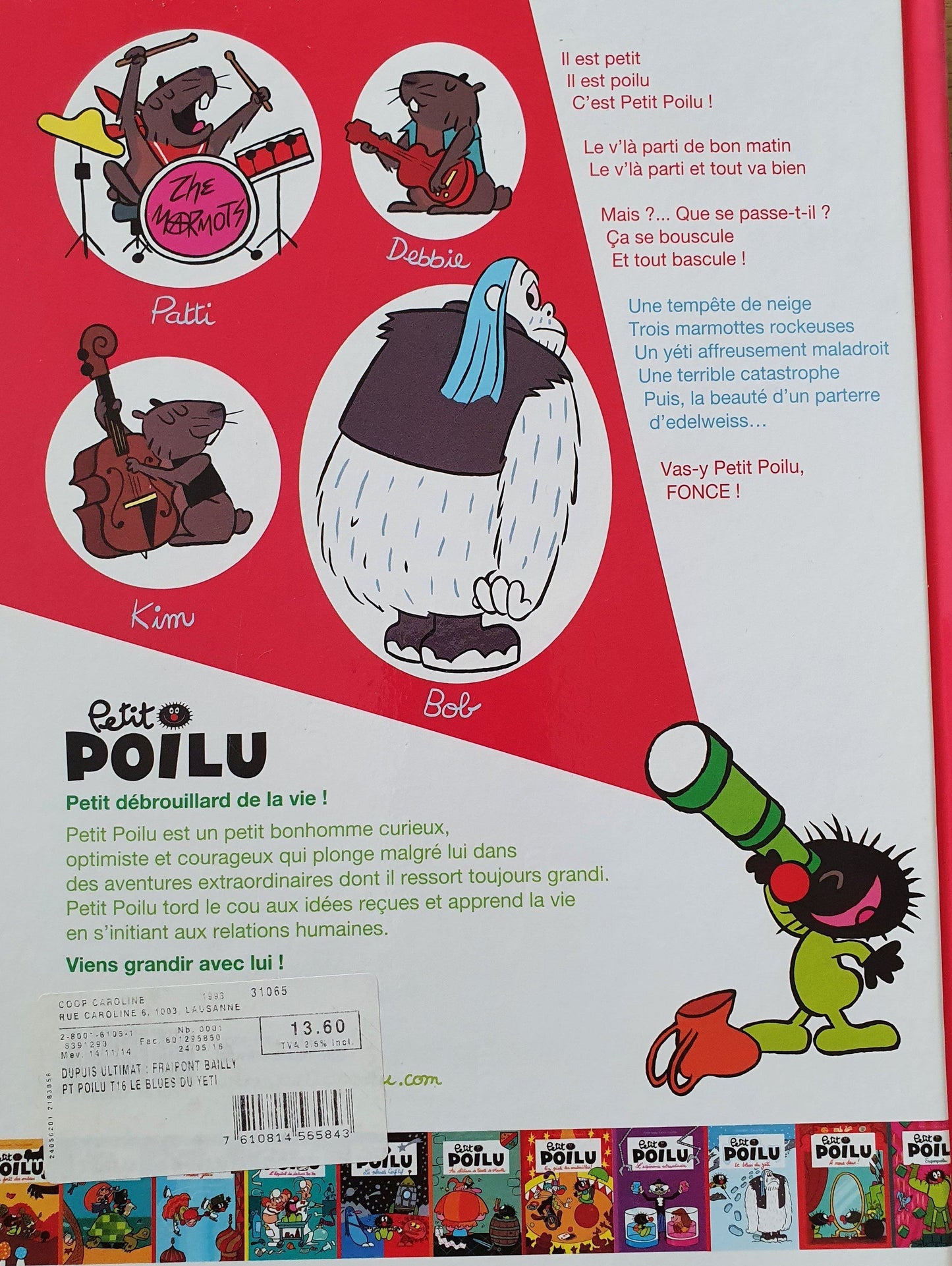 Petit Poilu - Le blues du yéti Like New, 3+Yrs Petit Poilu (6645579088057)