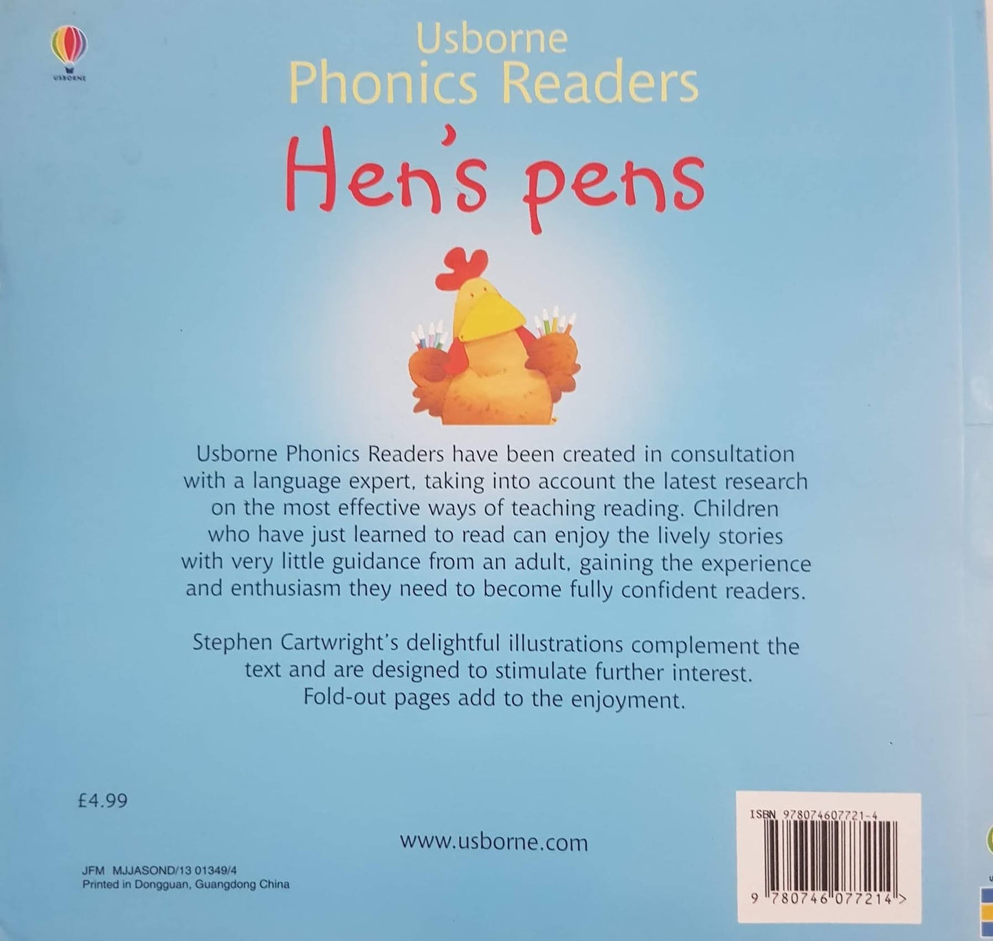 Phonics Recorders - Hen's Pens Very Good Usborne (6250210197689)