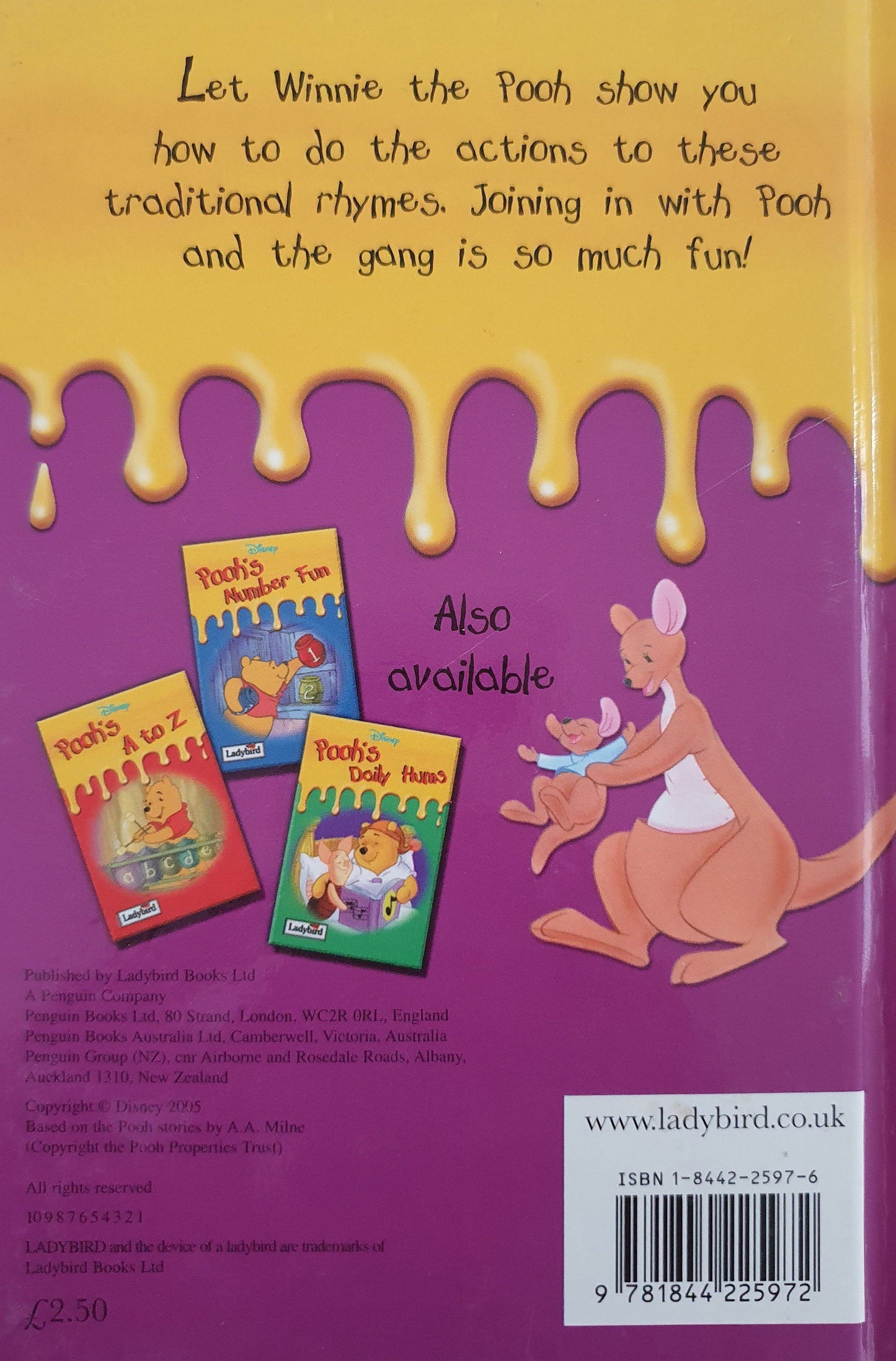 Pooh's baby action Rhymes Like New Disney (6059217158329)