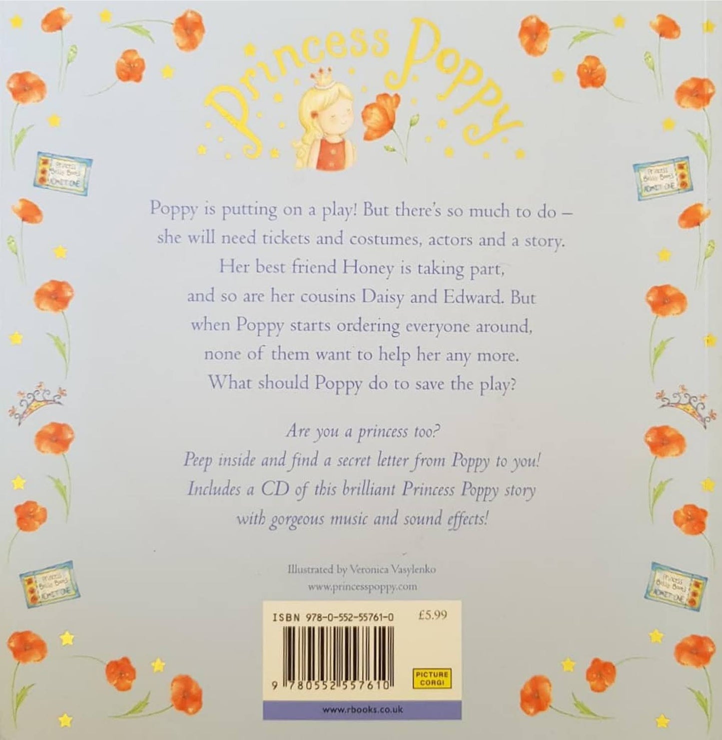 Princess Poppy The Play Like New, 0-5 Yrs Recuddles.ch (6541799391417)