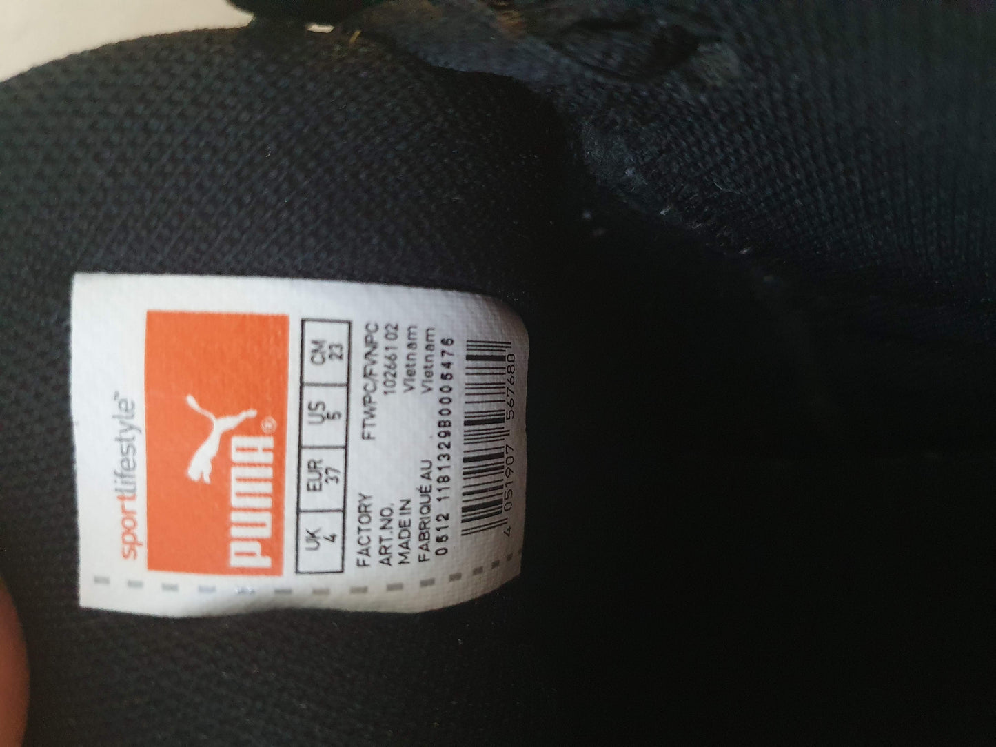 Puma Very Good, Size 37 Puma (6989935935673)